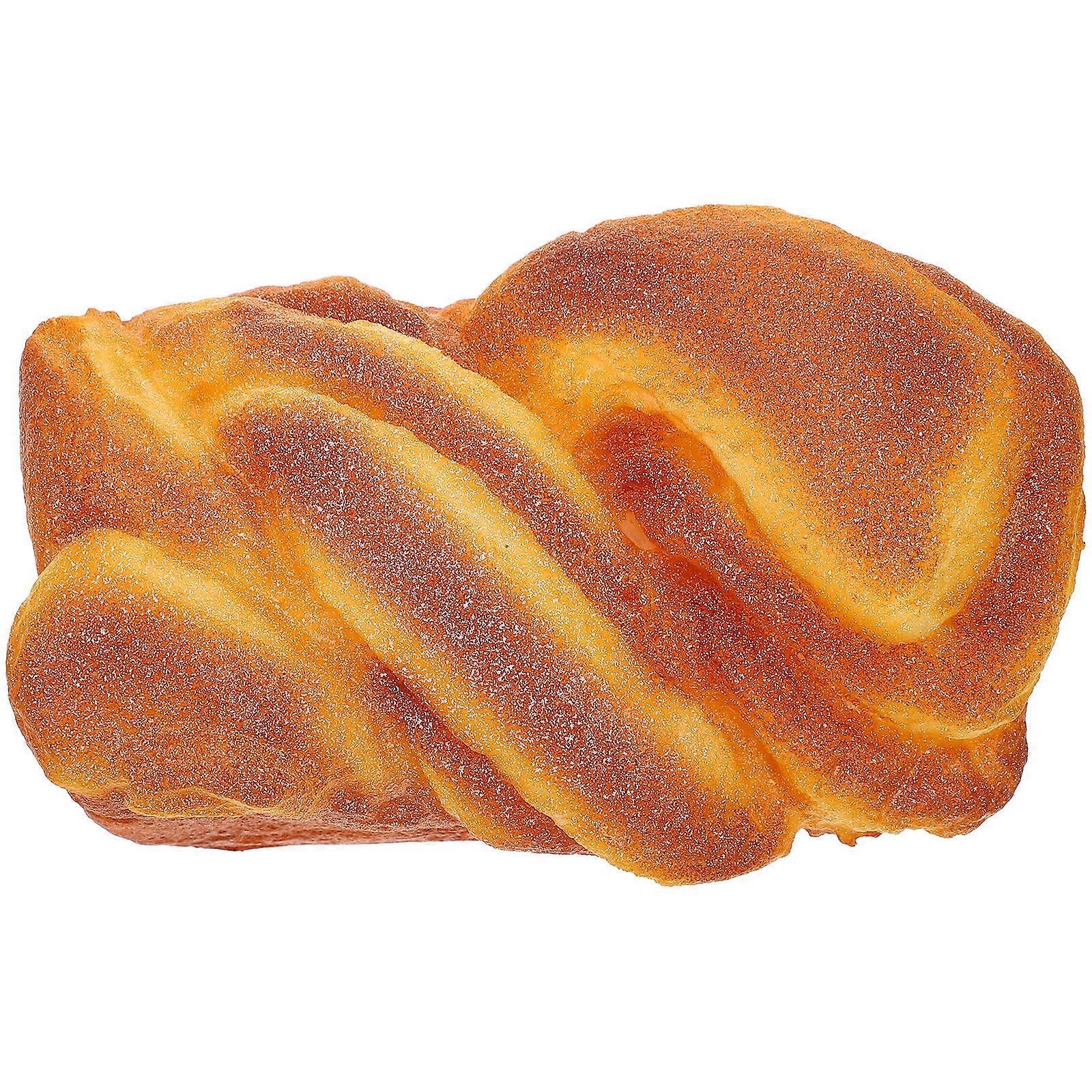 Fake Bread Modeling Statue for Decor Durable PU Lifelike Bread Prop