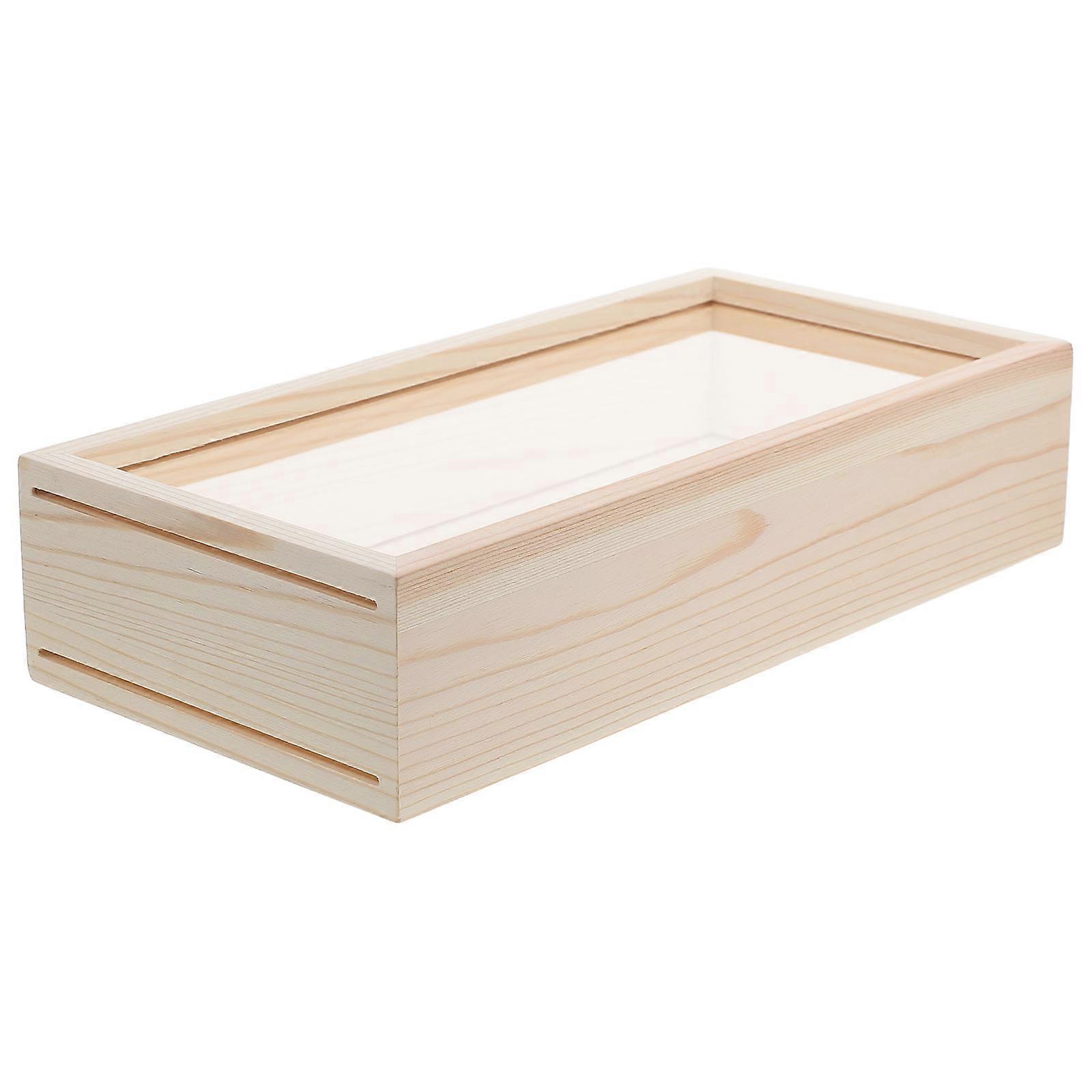 Handmade Pressed Leaf Specimen Display Frame For Botanical Art Collector Vintage Rectangular Design 1Pcs