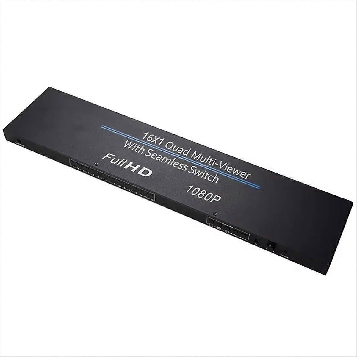 1080P 16x1 HDMI-Compatible Multiviewer 8 10 16 Screen Segmentation Seamless Switch Multi Screen Spli