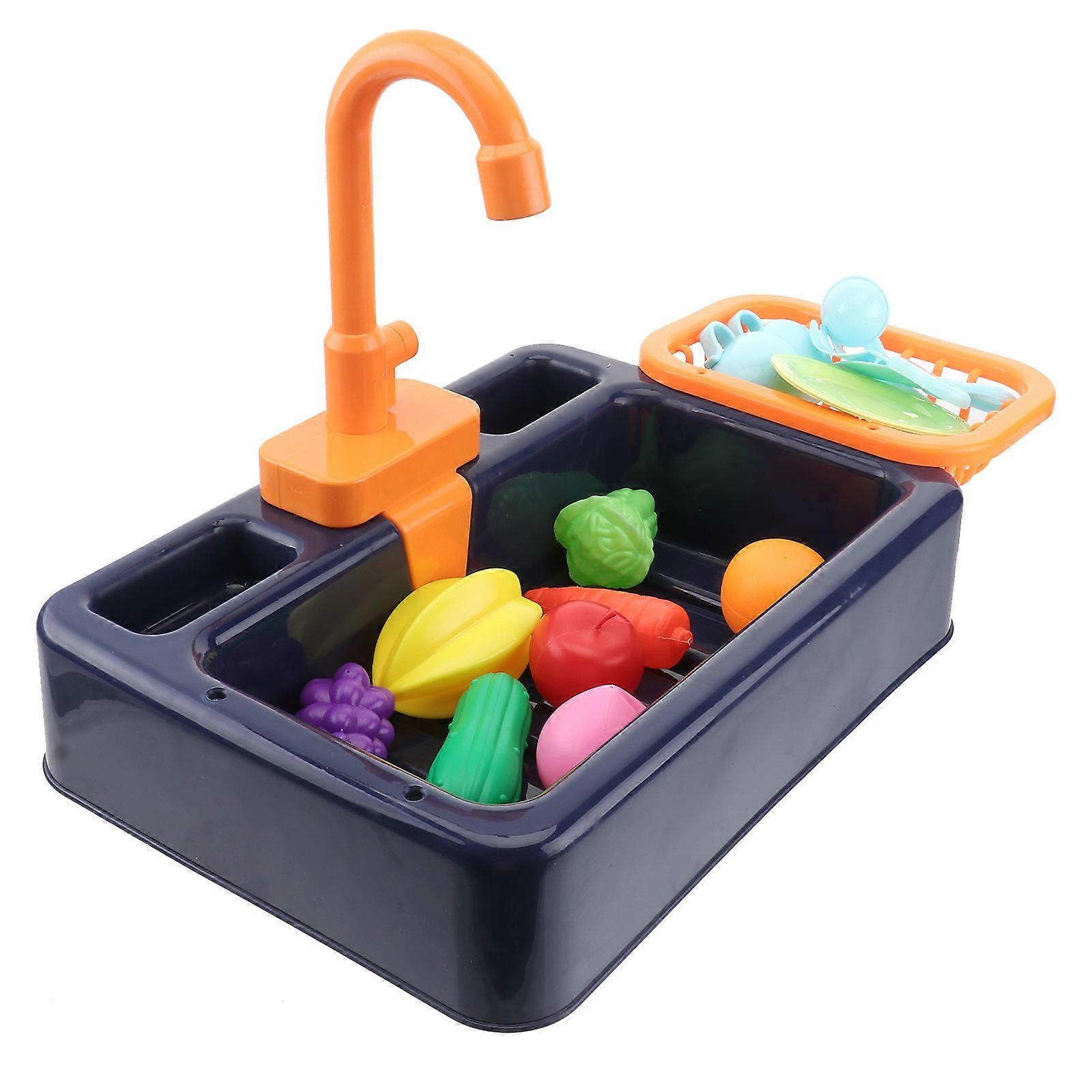 Electric Dishwasher Toy Durable Plastic Kitchen Appliance Toy 1Set