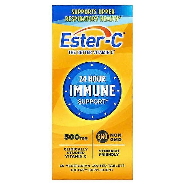 EsterC, 24 Hour Immune Support, 60 Vegetarian Coated Tablets