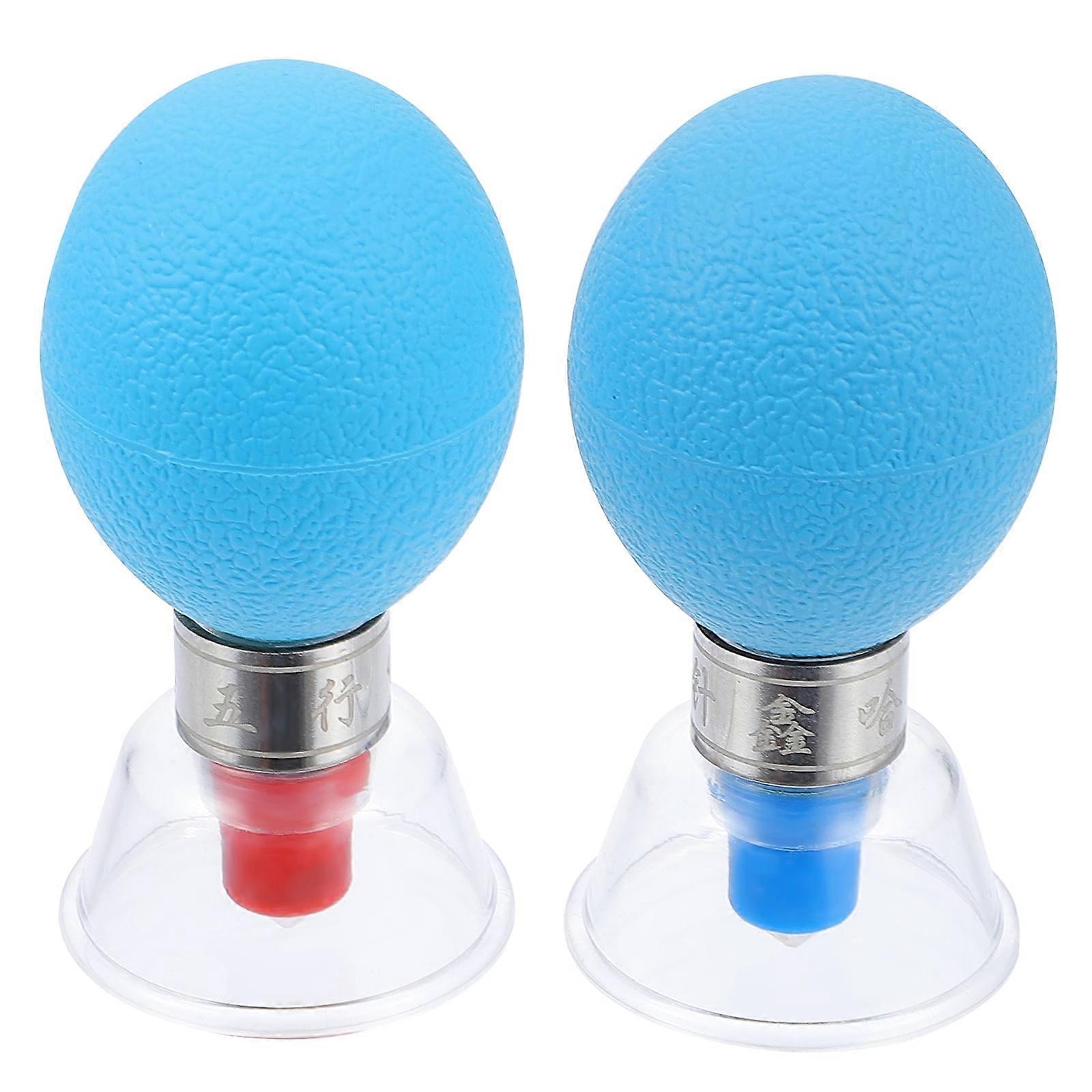 2Pcs Negative Pressure Cupping Simple Body Cupping Device Vacuum Cupping Tools