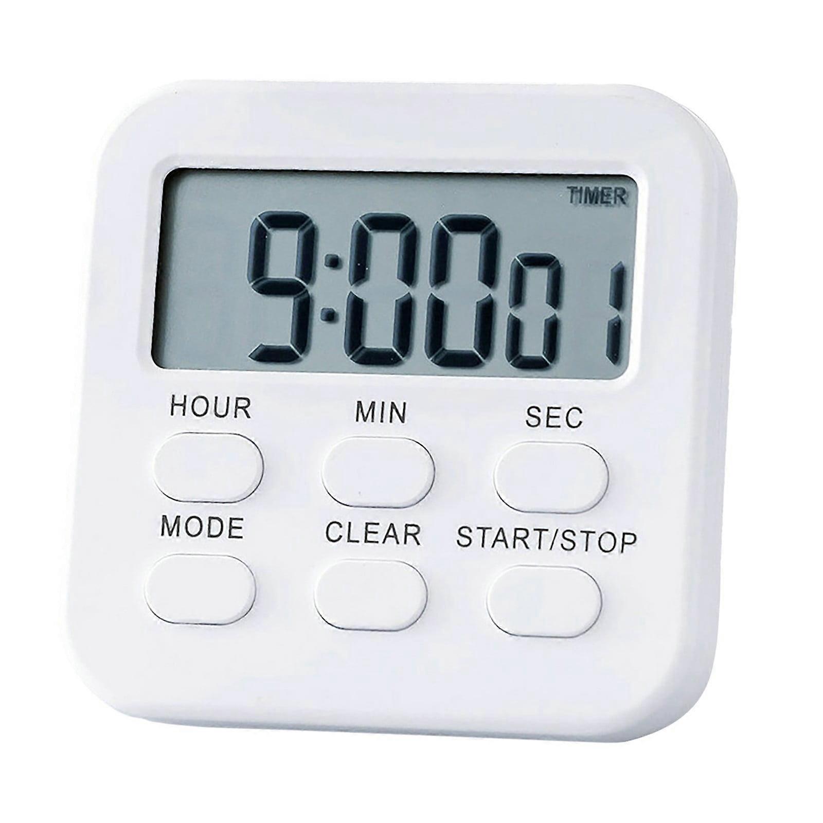 WRXMIJNHGSA Timer LCD Kitchen Timers Bathroom Shower Kitchen Clock Timer with Alarm
