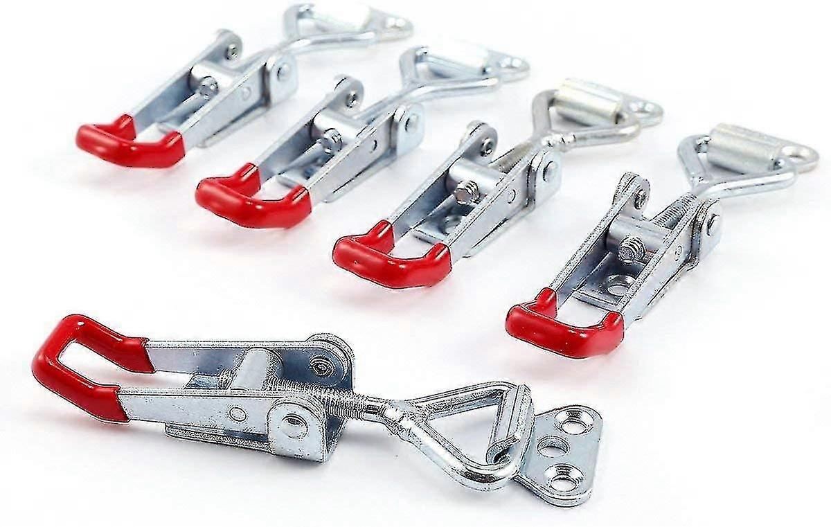 4 יחידות תפס מתכת עם קיבולת שימור, מהדקי נגר מתכווננים לחיזוק והידוק