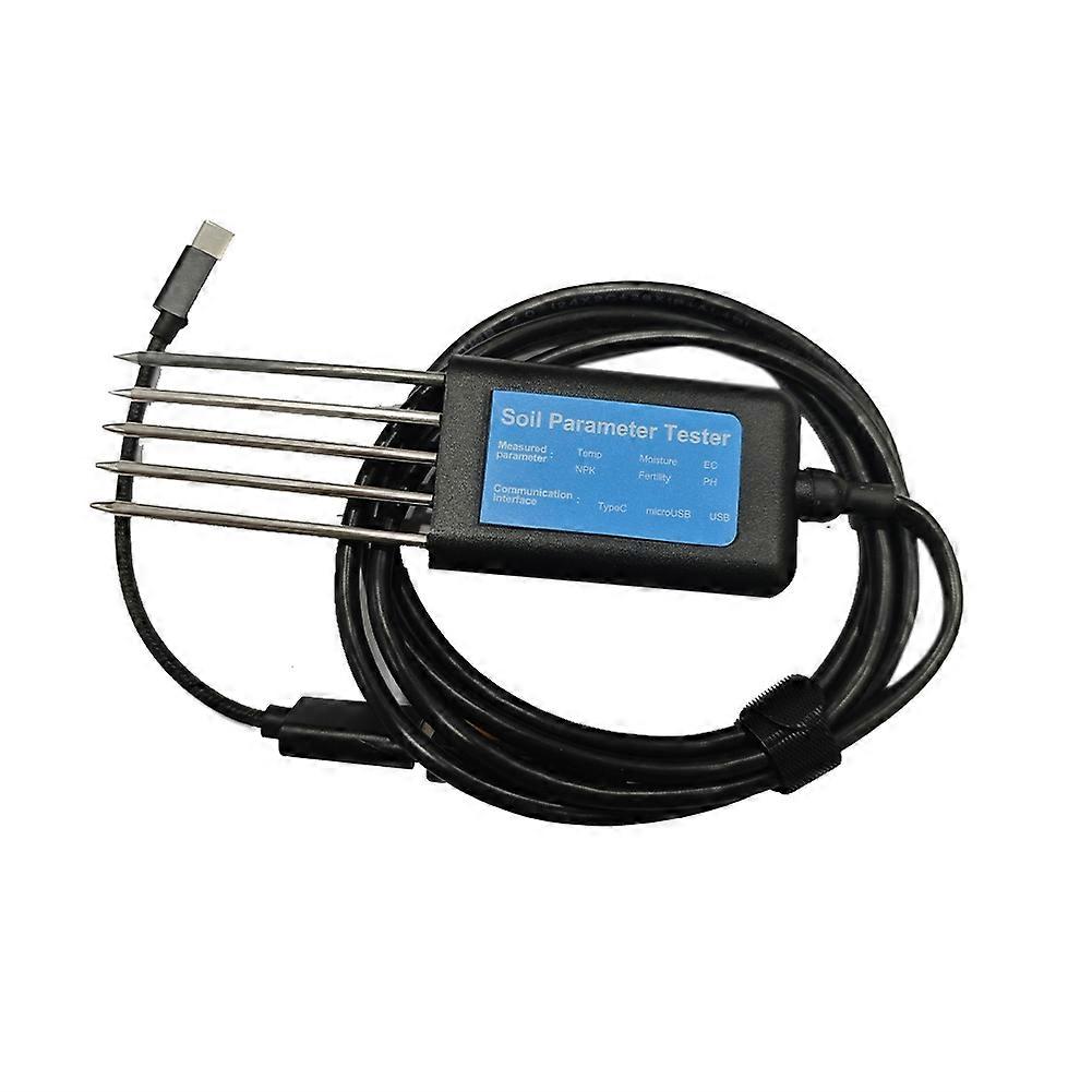 USB Soil Integrated Transmitter for Temperature Humidity EC NPK PH Soil Sensor for Agriculture Soil Test Sensor