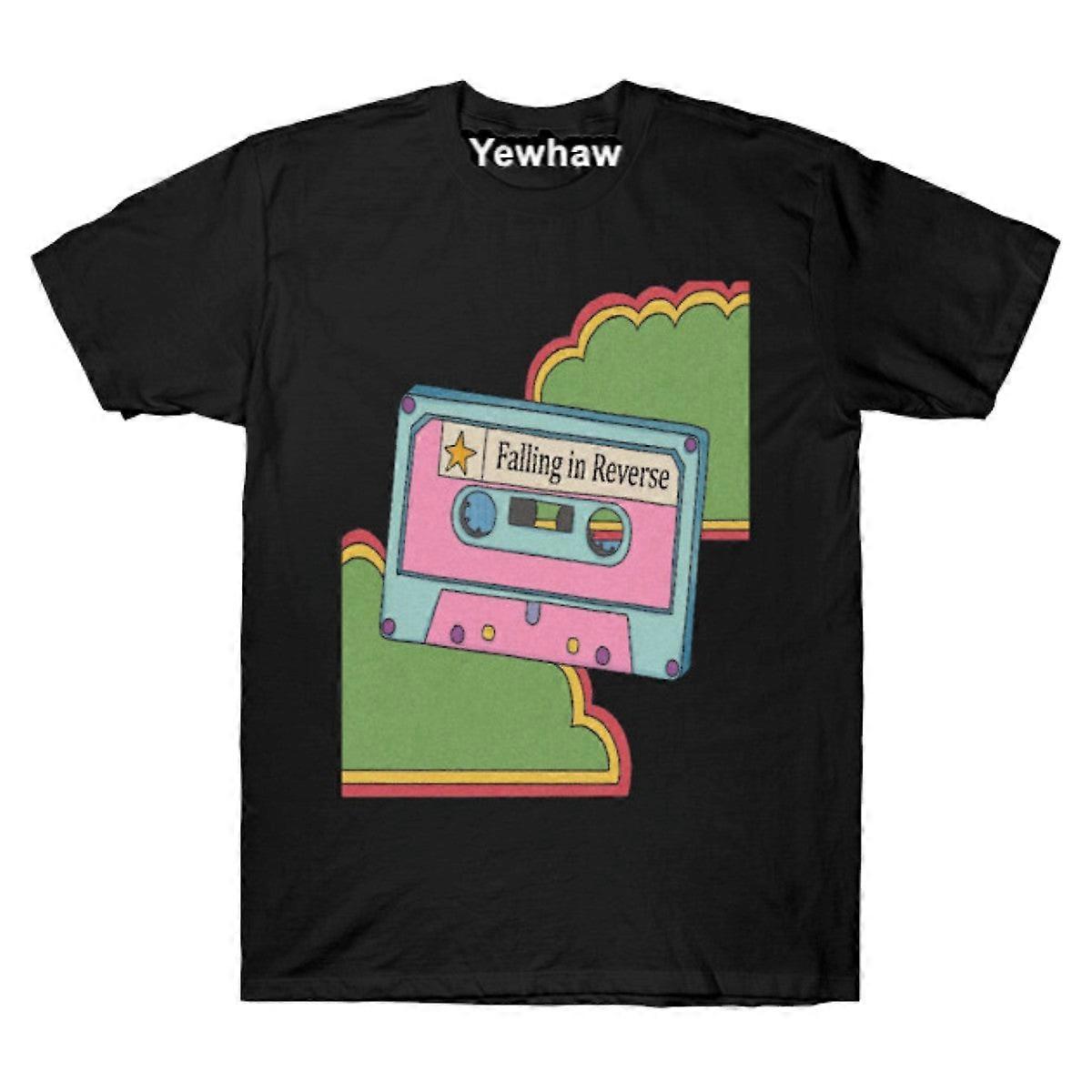 Vintage Cassette Tape Falling In Reverse -t-paita