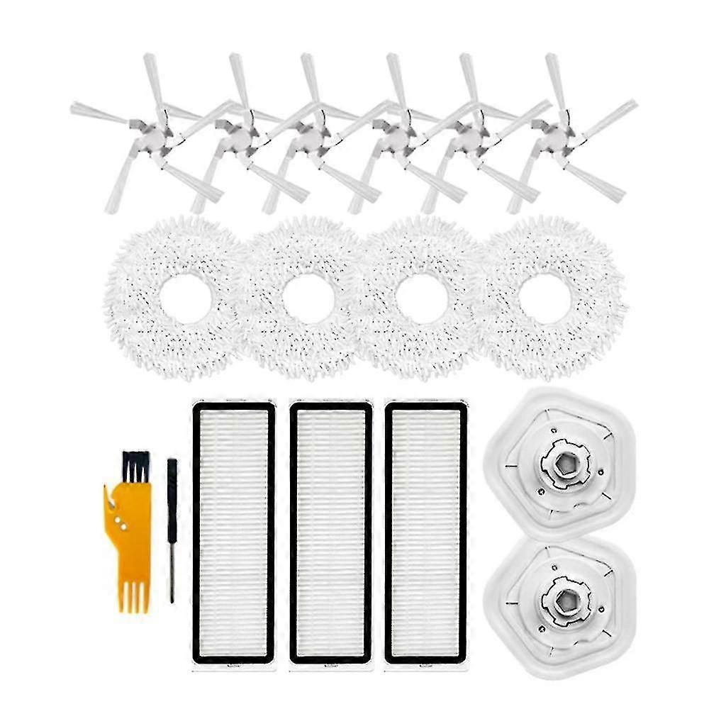 17 Replacement Kit Hepa Filter Side Brush Mop Cloth Cleaning Brush