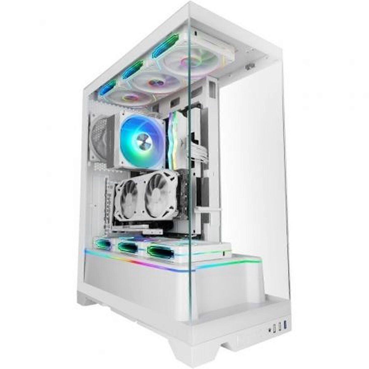 ATX Semi-tower Box Mars Gaming MCPRISMAW White