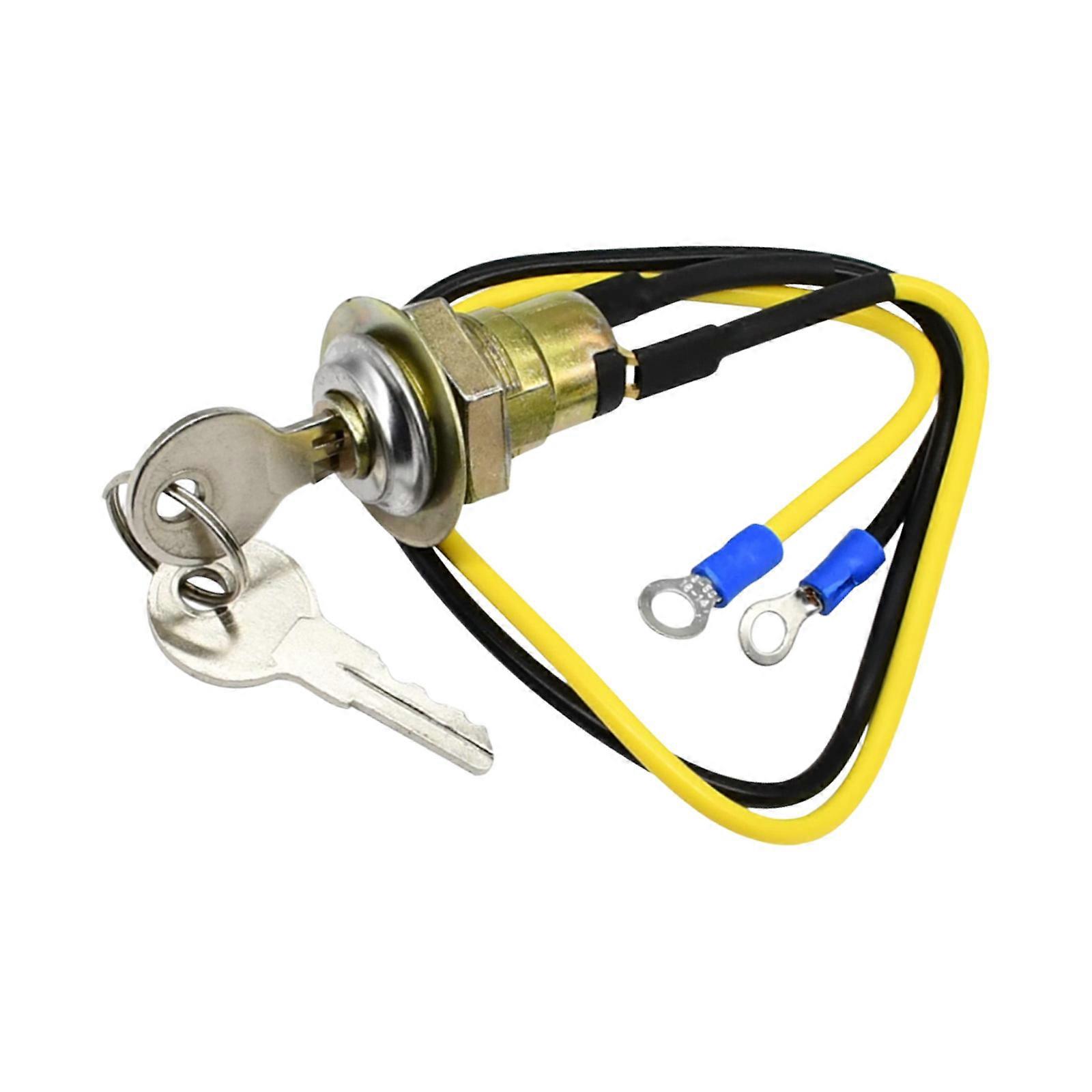 Ignitions Start Switches with 2 Keys Replace 8N3679C Ignitions Switches for Tractor 4040 4110 4140 4031 Easy Installation Multicolor