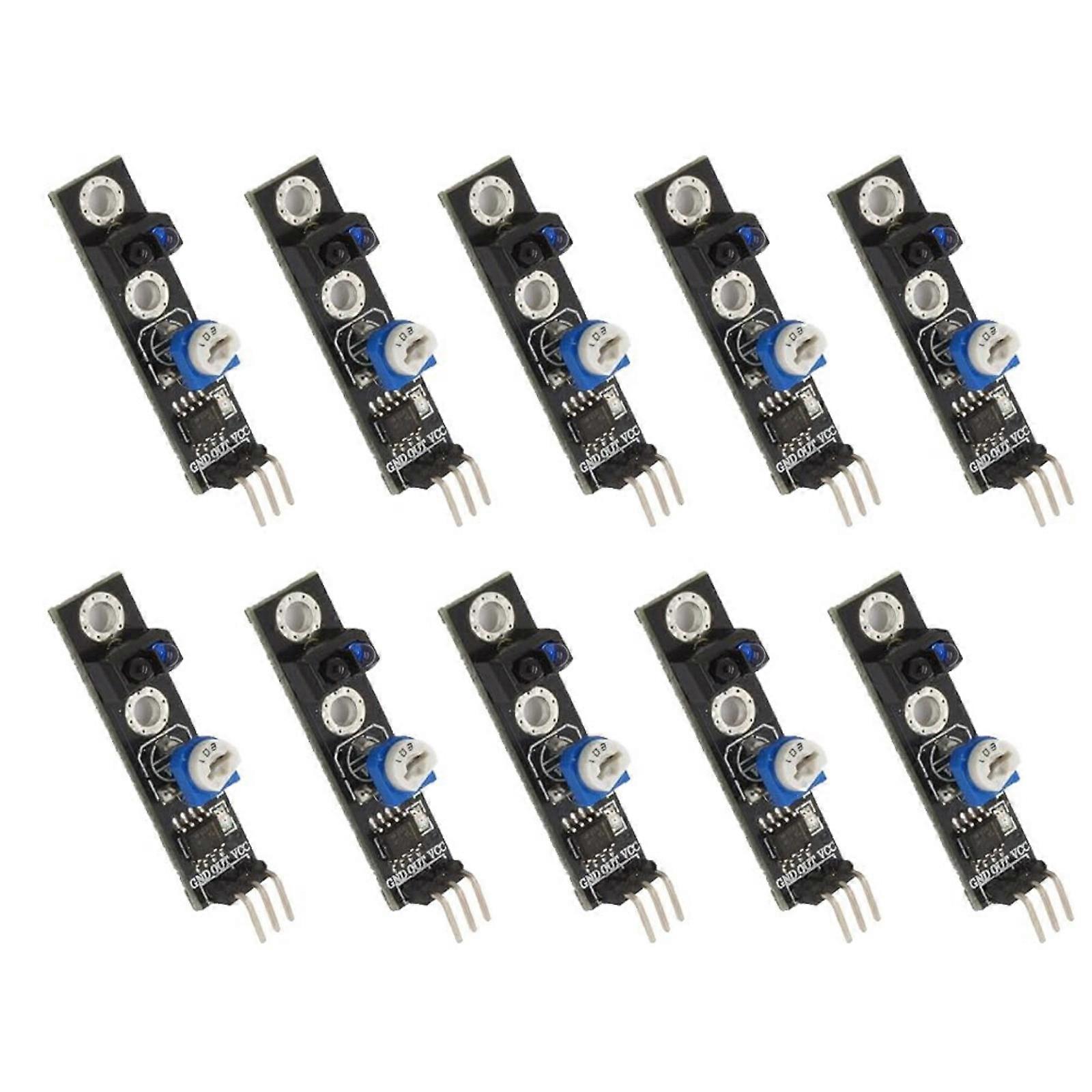 10pcs KY033 Line Tracking Sensoring Module with Adjustable Sensitivity for Robot Navigation for Electronics Car  Automation Multicolor