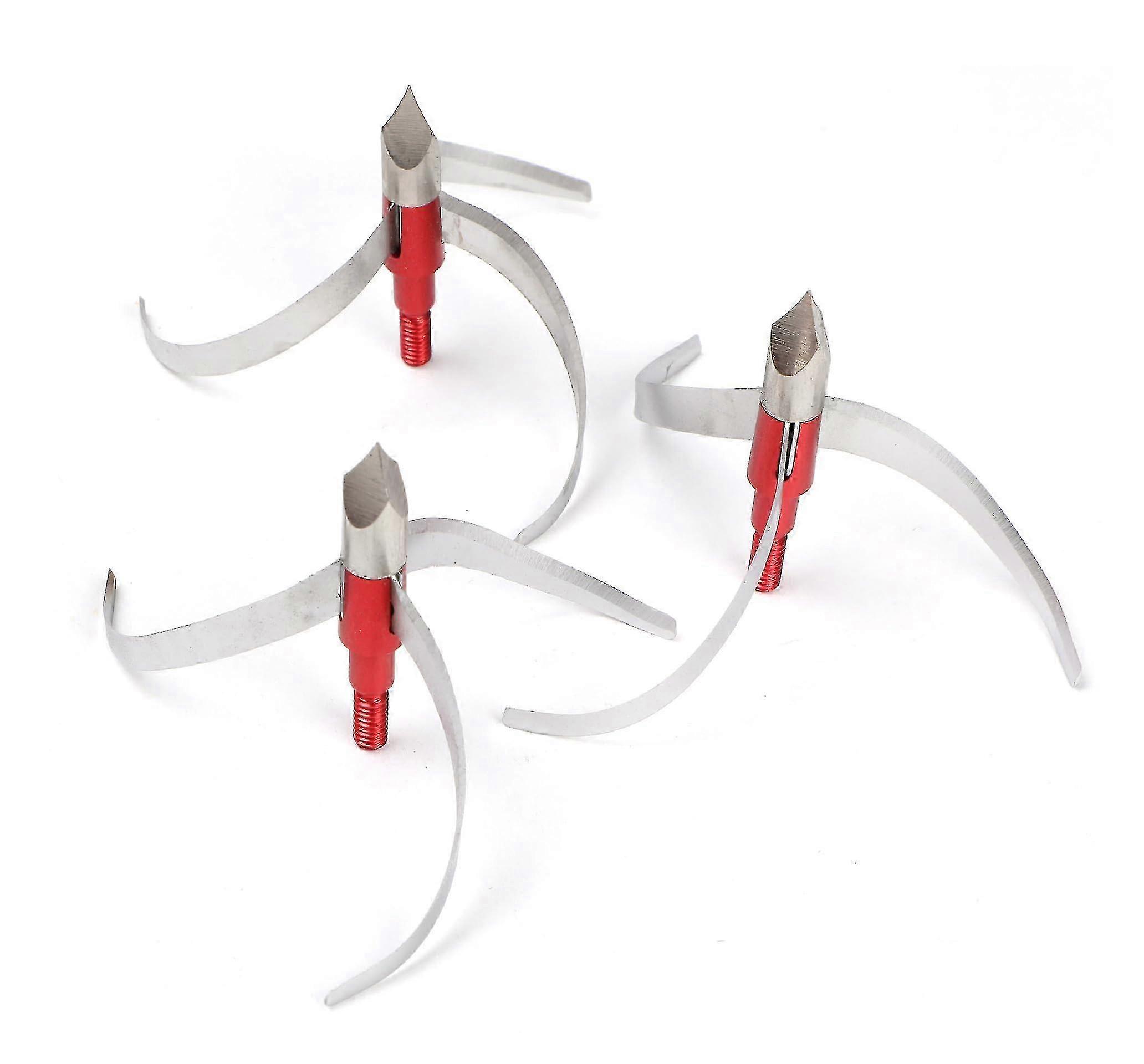 Pack of 6 Hunting Broadhead 100 Grain Archery Arrow Broadhead Arrow Archery