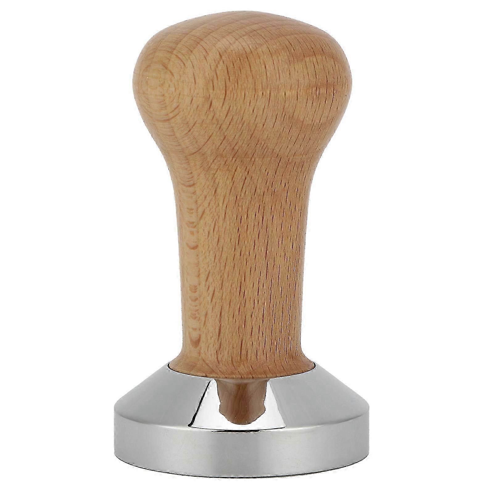 Επαγγελματικό tamper καφέ για espresso ξύλινη πρέσα 53mm