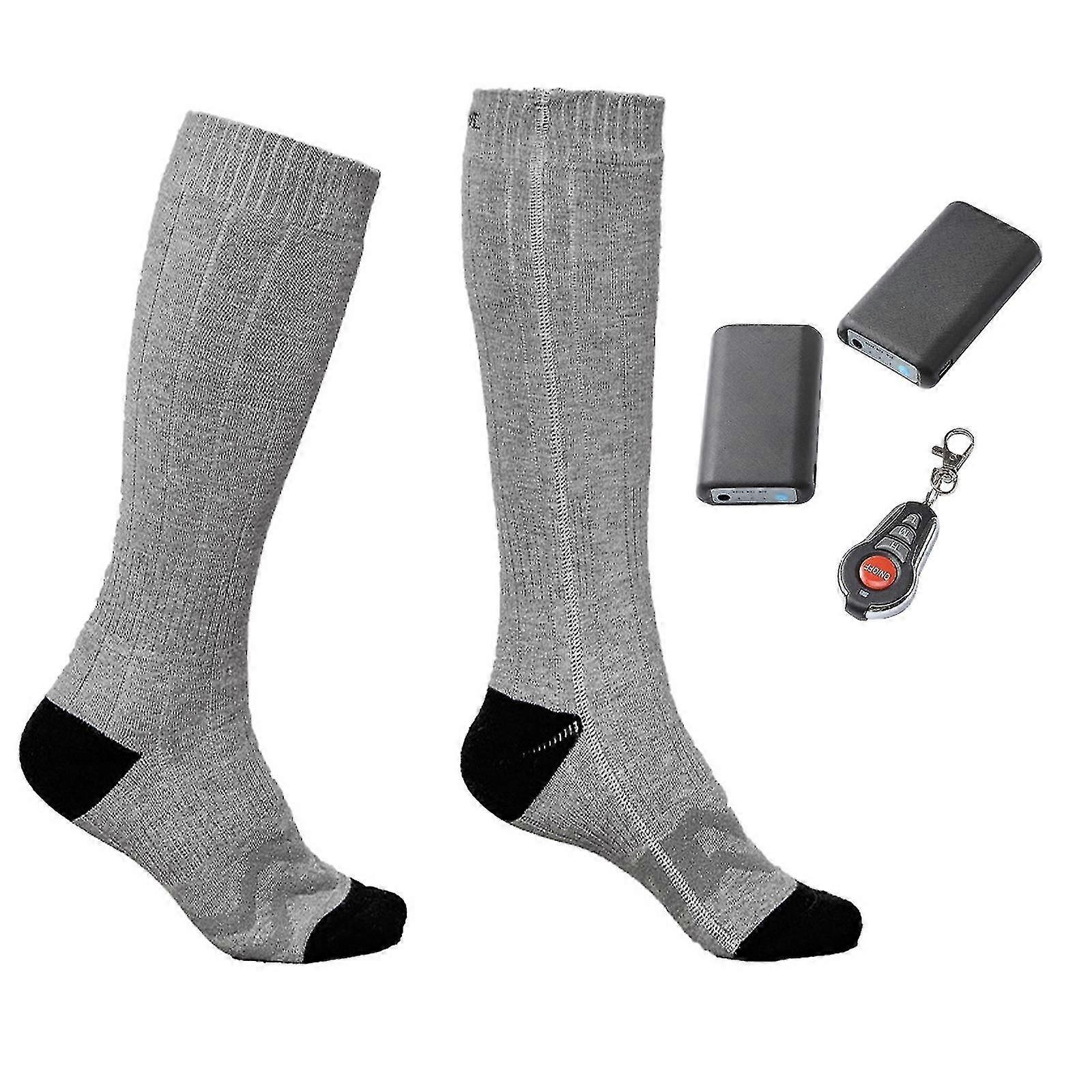 Sähkölämmitteiset sukat Pestävät kestävät Creative-ladattavat säädettävät lämmitettävät sukat miehille ja naisille