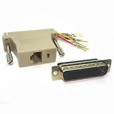DBA8M - MODULÆR ADAPTER DB25M/RJ45 8P8C
