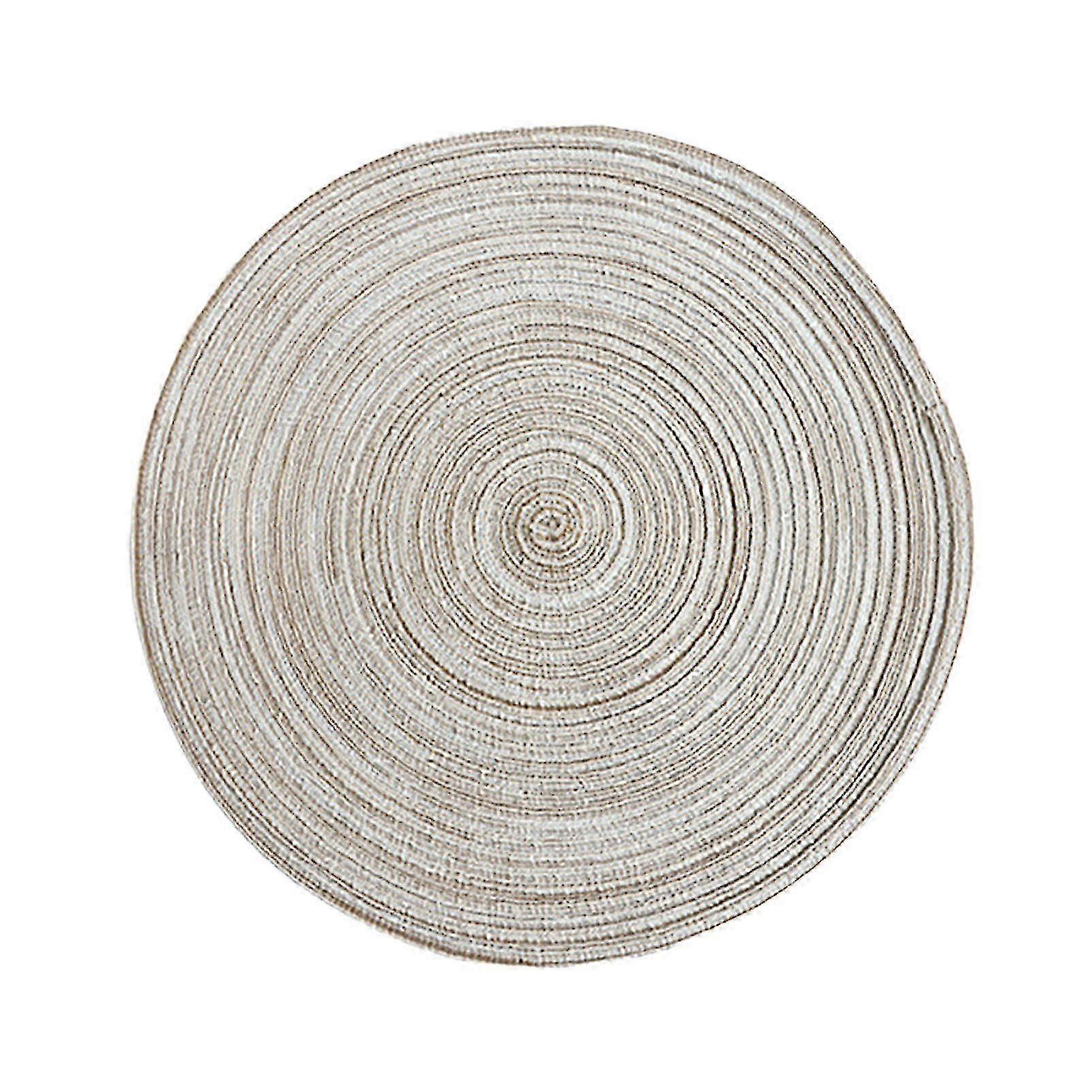 Round woven placemats, multipurpose kitchen mats, practical hot pad for cups, plates