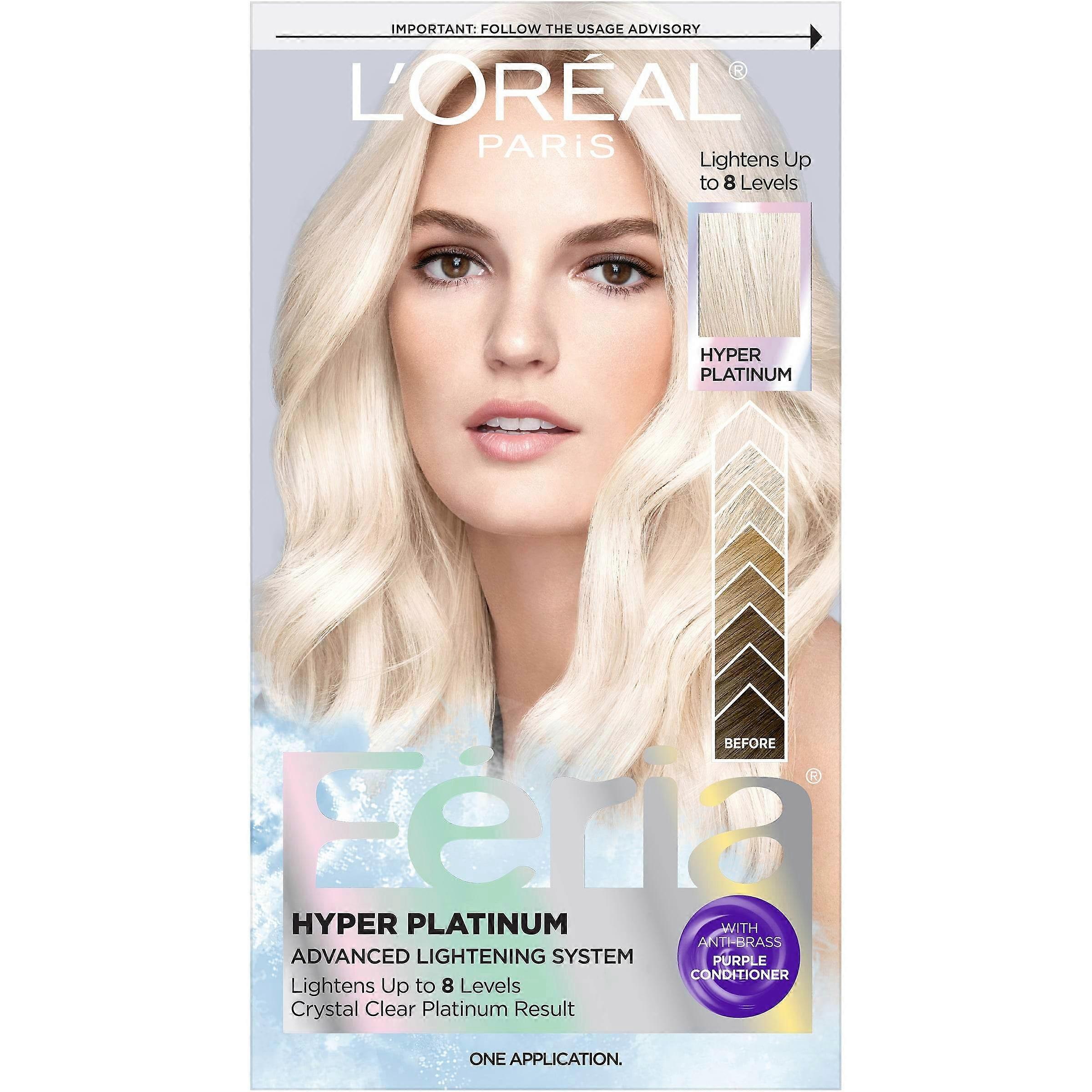 L'oreal Paris Hyper Platinum Advanced Lightening System Bleach, Hyper Platinum, 1 Oz