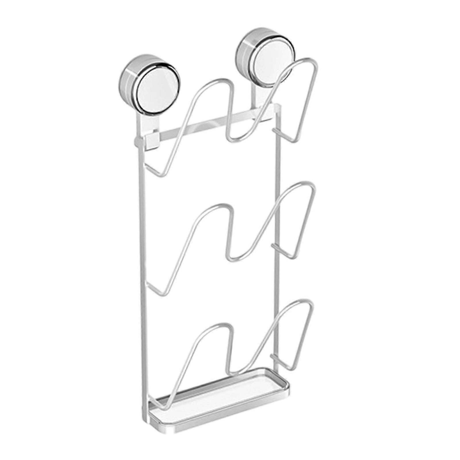 Wall Mount Lid Holder Suction Organizer Space Efficient Designs Storage Rack For Pots Pans Cutting Boards Utensils Multicolor