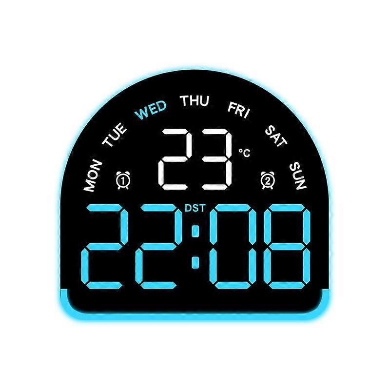 LED Ambient Light Electronic Clock Multifunctional Alarm Clock Home Lighting Table Clock