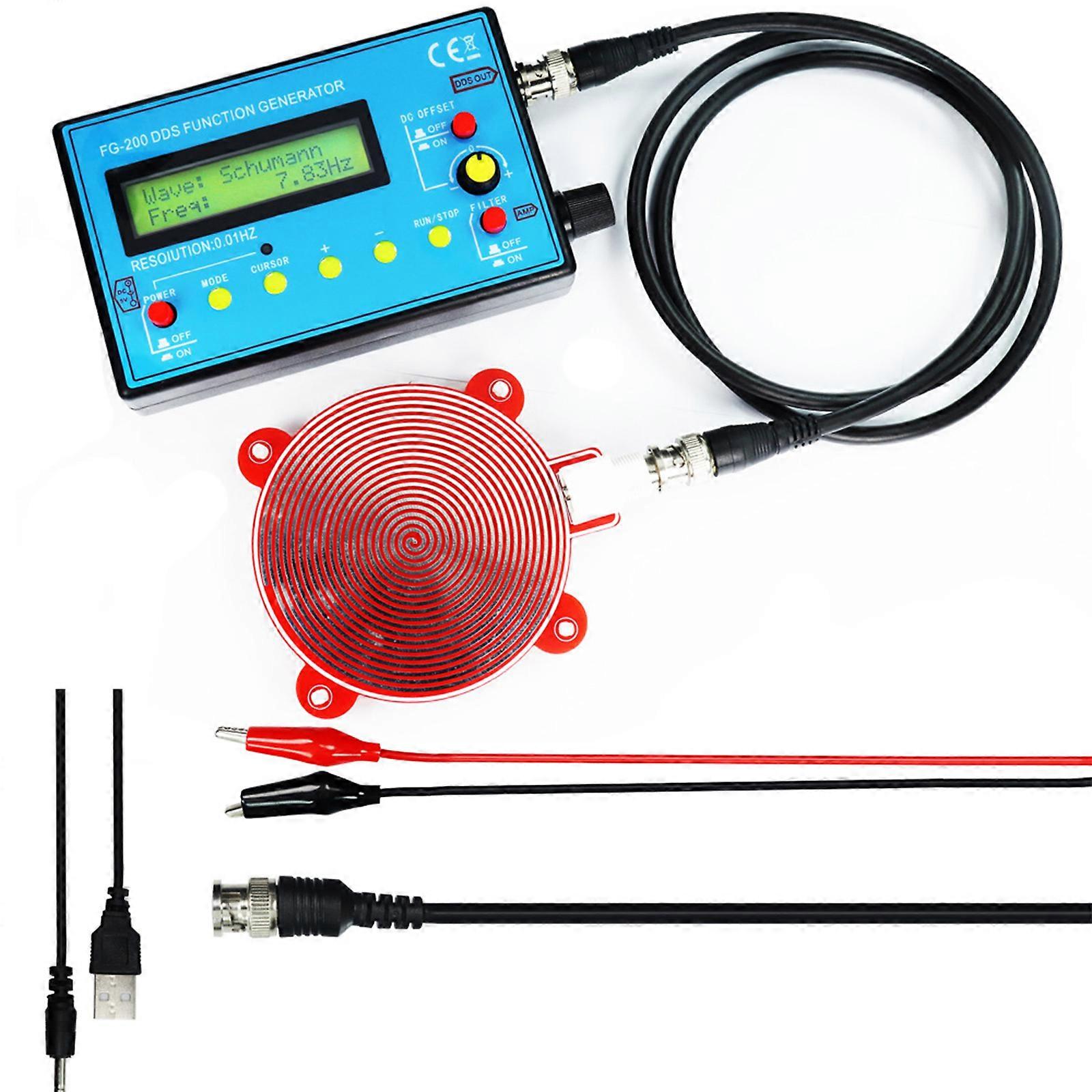 Professional DDS Waveforms Generator with 0.01Hz Resolution Supports Educational and Field Applications Multicolor