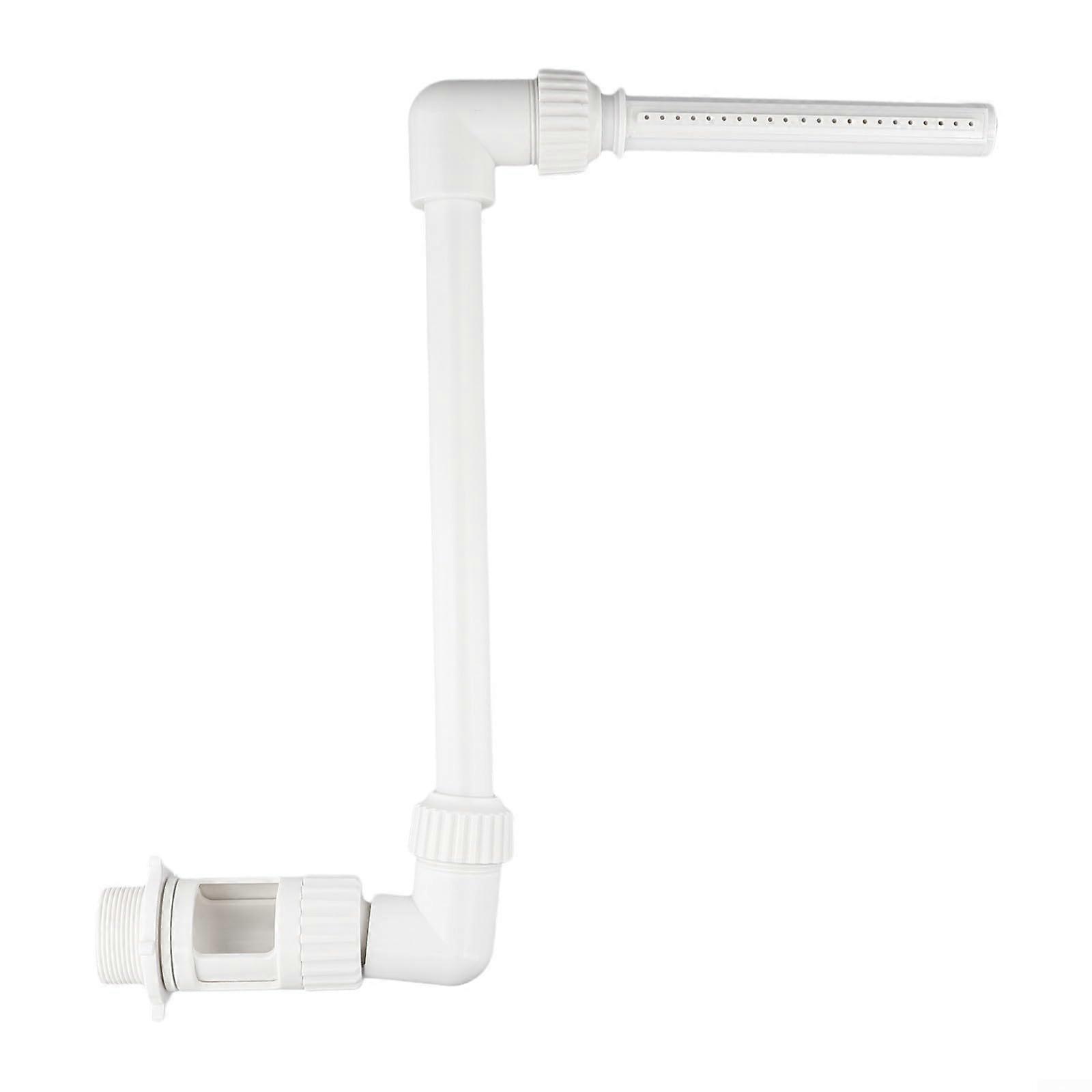 Swimming Pool Waterfall Fountain with 2 Heads, Adjustable Sprinkler Aerator for Backyard Decor and Pool Fun