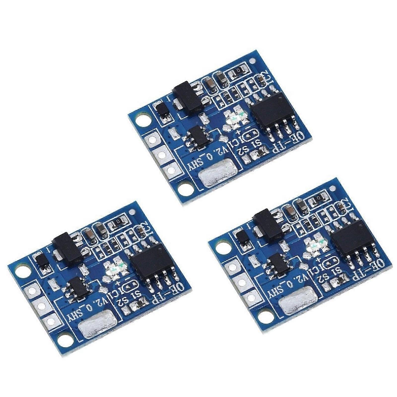 High Sensitivity OETP Capacitive Touch Sensors Switching Module With Smooth Dimming For 10A Loads Wide DC5V-20V Input Multicolor