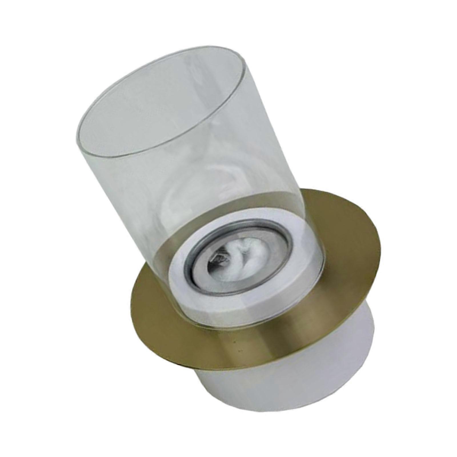 Energy Efficient Lightweight Windproof Flame Lamp Heater Quick Heat Distribution Suitable for Terraces and Camping Use  White