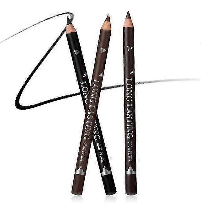 Lápis de olho à prova d'água de longa duração (24 horas), com apontador duplo, ideal para uso sistêmico.