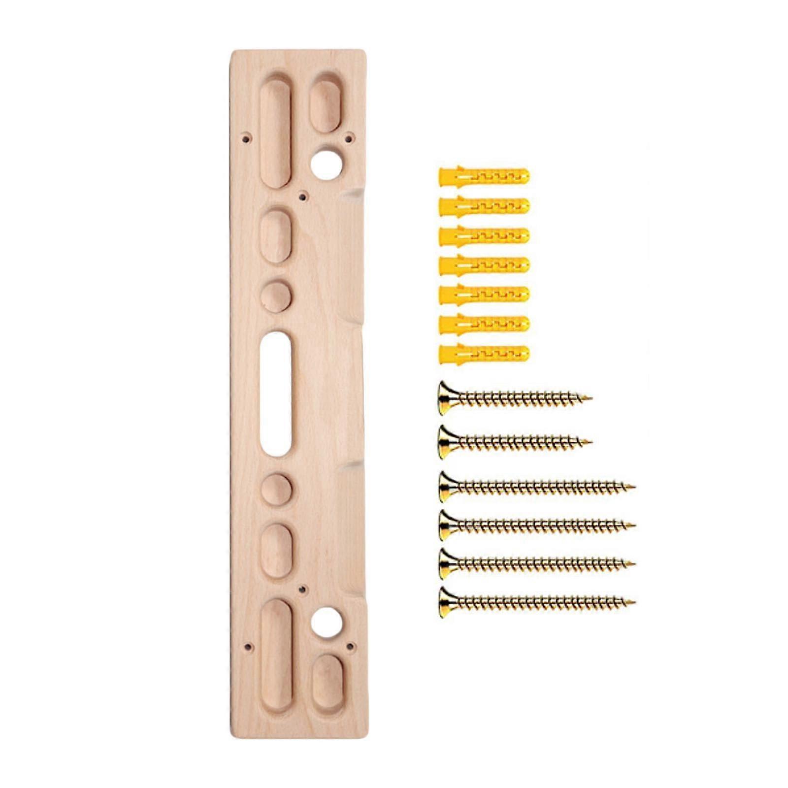 Pull Up Training Finger Grip Climbing Fingerboard Rock Climbing & Bouldering Training Board Climbing Hangs Board Enduring Multicolor