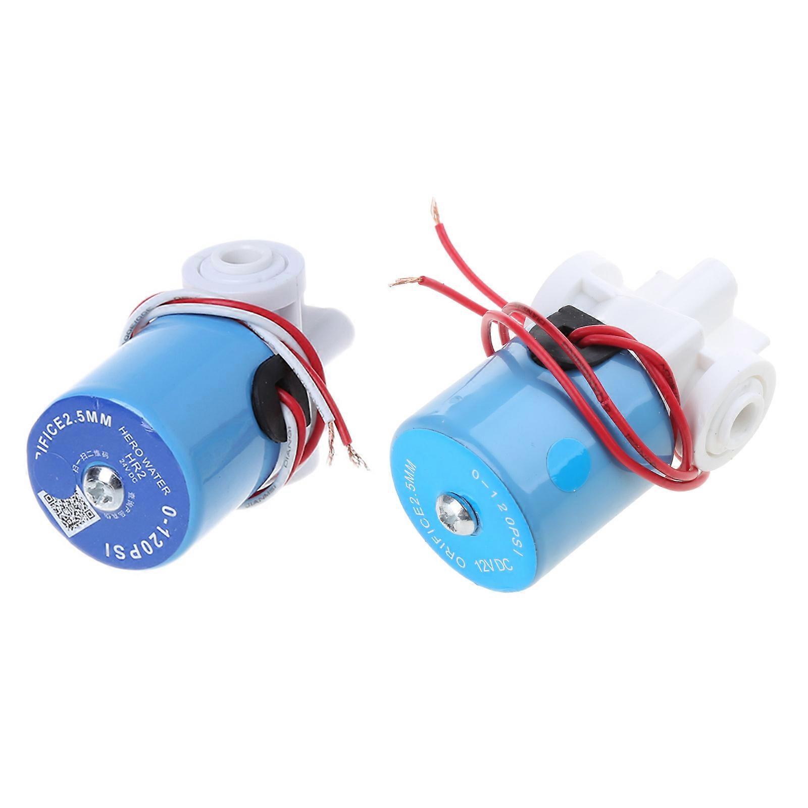 1/4" Quick Connect Water Inlet Solenoid for Valve Household Pure-water Machine P Multicolor