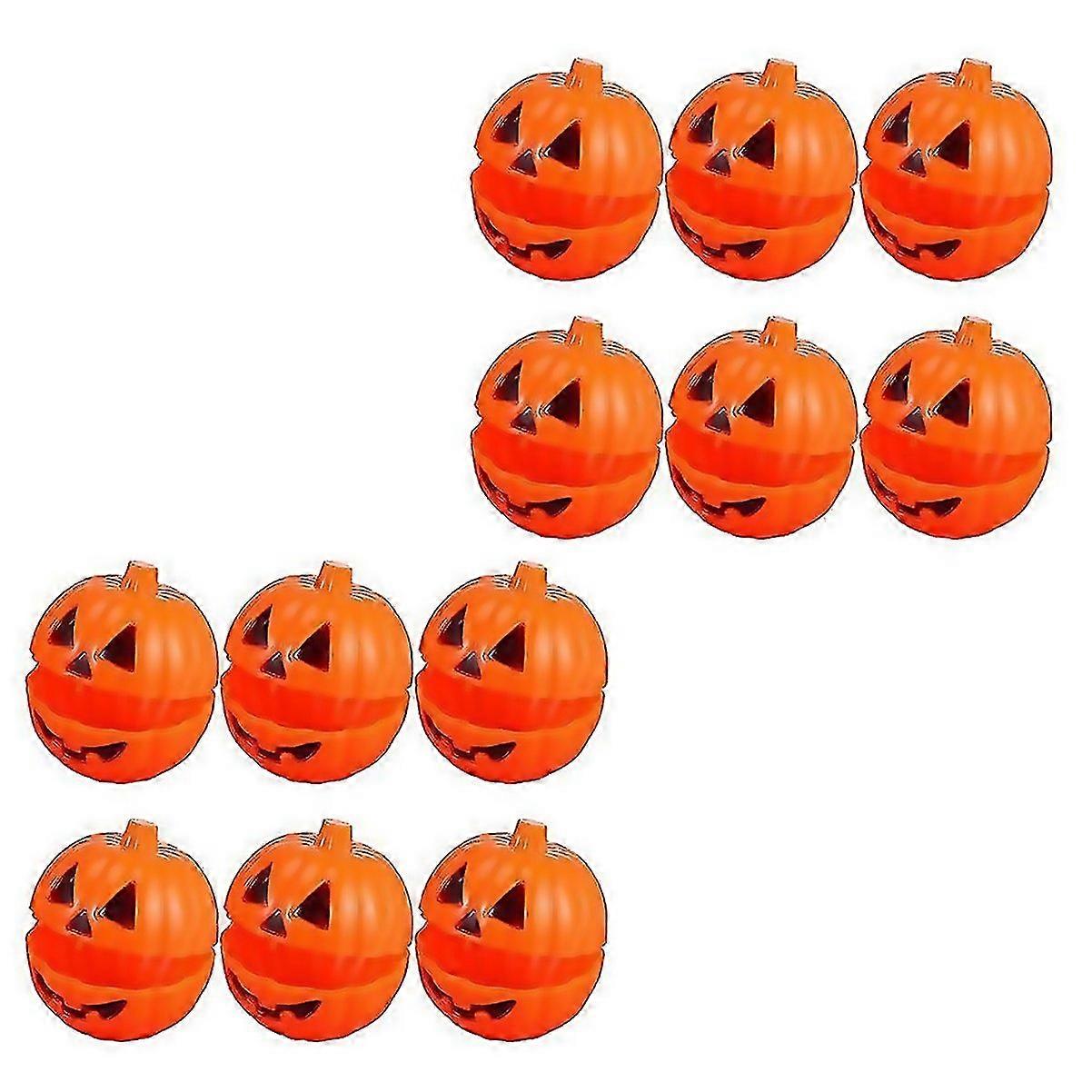 For Halloween Containers For Candy Creative Pumpkin Jar 65x65cm 12pack Orange