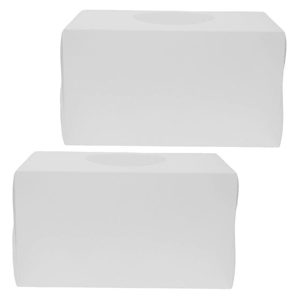 PP Transparent Donation Box for Raffle Ticket Collection 2Pcs Pack