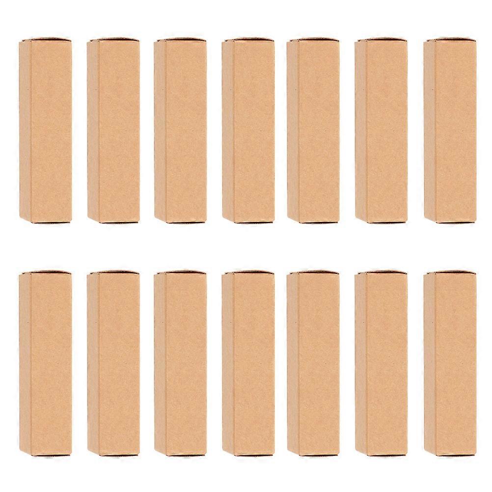 50pcs Kraft Lip Gloss Packaging Boxes Empty Lipstick Storage Case Rectangle Lip Balm Perfume Container for Cosmetic Tool