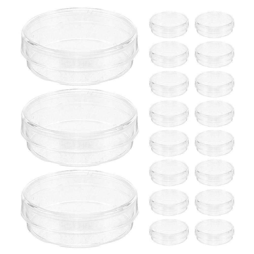 Transparent Petri Dish for Scientific Experiments 100Pcs Plastic Plates