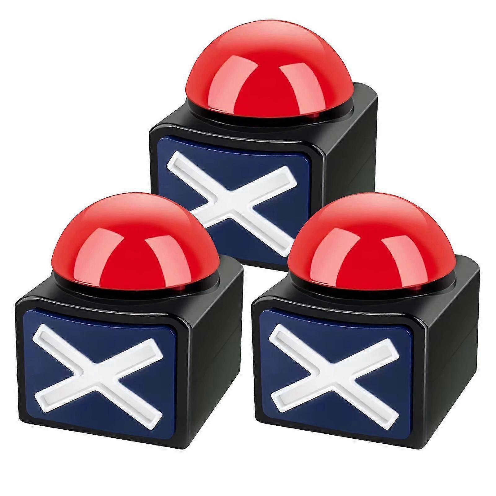 Interactive Game Show Buzzer Set - Boosts Party Participation & Quick Thinking for Pub Quizzes