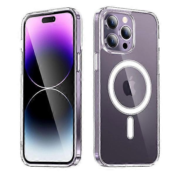 Compatible with iPhone 14 Pro Max Silicone Case - Magsafe Transparent compatible with iPhone 14 Pro Max