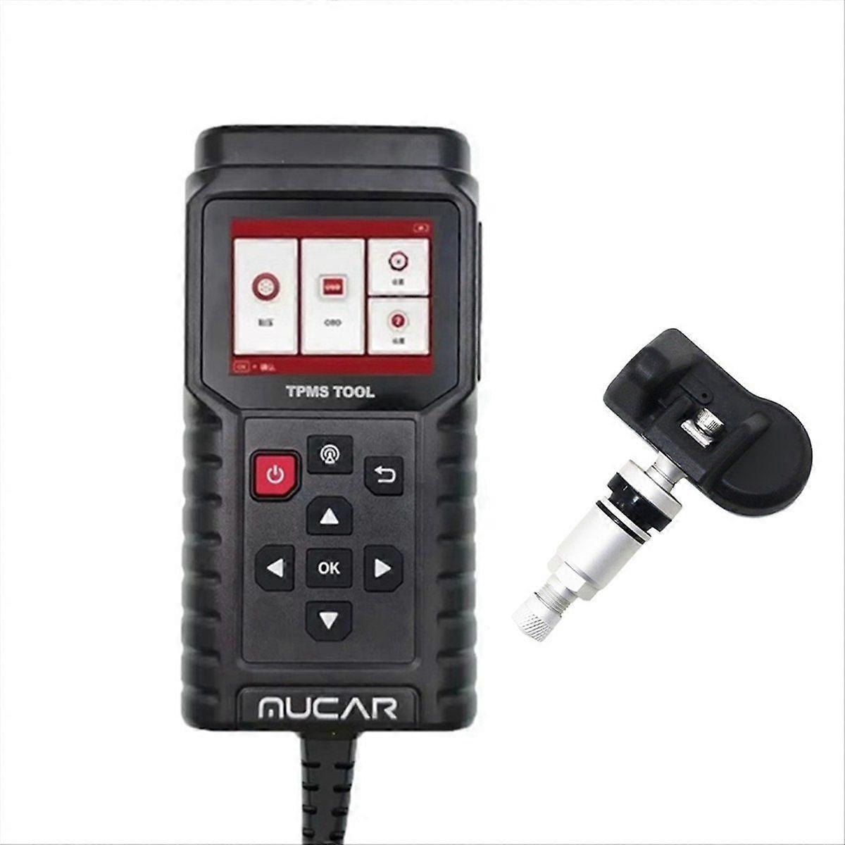 Car Tire Pressure Diagnosi Tool with 10 TPMS Sensor 315MHz-433MHz Online Programming Supports 11 Languages