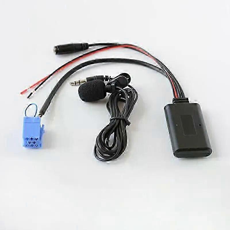 Biurlink 150CM Bluetooth AUX Input Cable Car Handsfree Microphone Mic Phone Call Adapter for Benz Smart 450