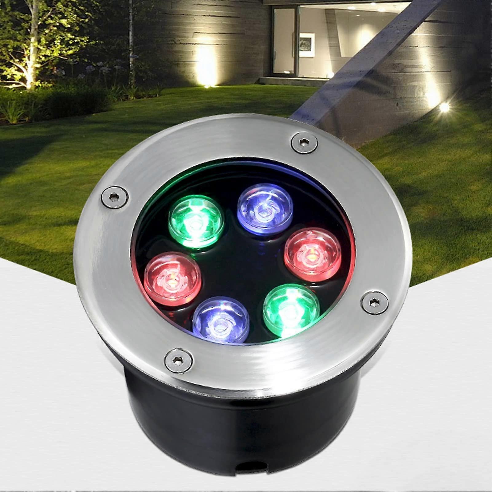 Outdoor LED Landscape Lights RGB Color Changing IP67 Waterproof 24W for Garden Pathway Patio
