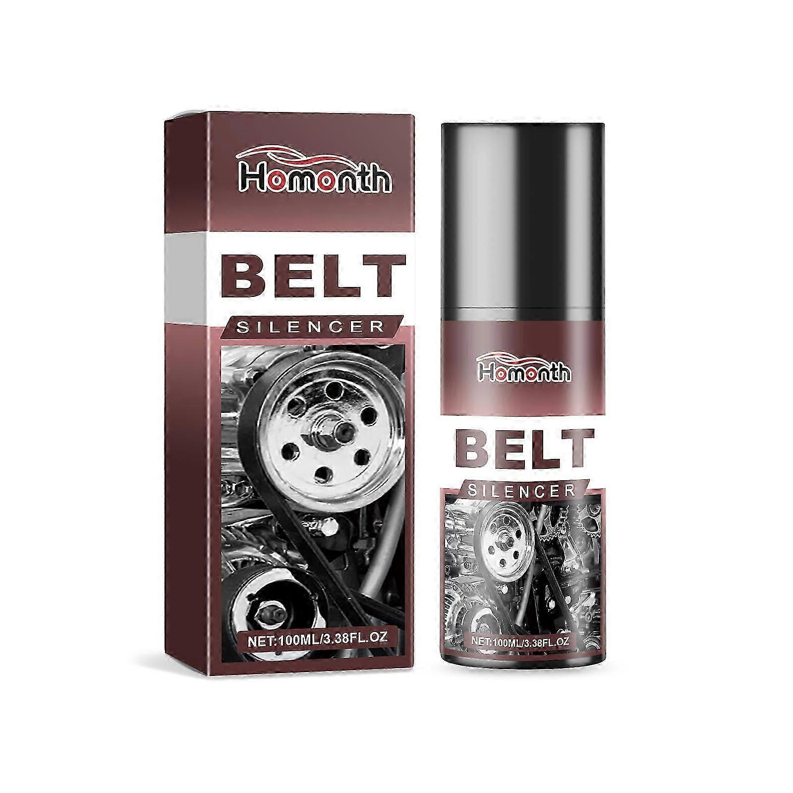 Automotive Engine Belt Lubricant - Reduce Noise, Extend Belt Life & Protect Rubber Belts - Easy Spray Application, 100ml