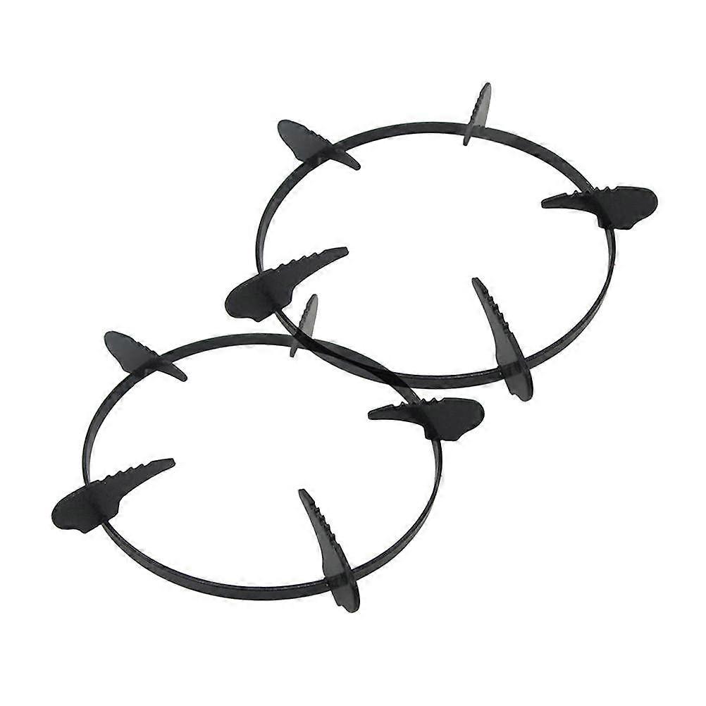 Gas Stove Wok Ring Set, 2pcs Cast Iron Pot Support with SlipResistant Stable Cooking Surface