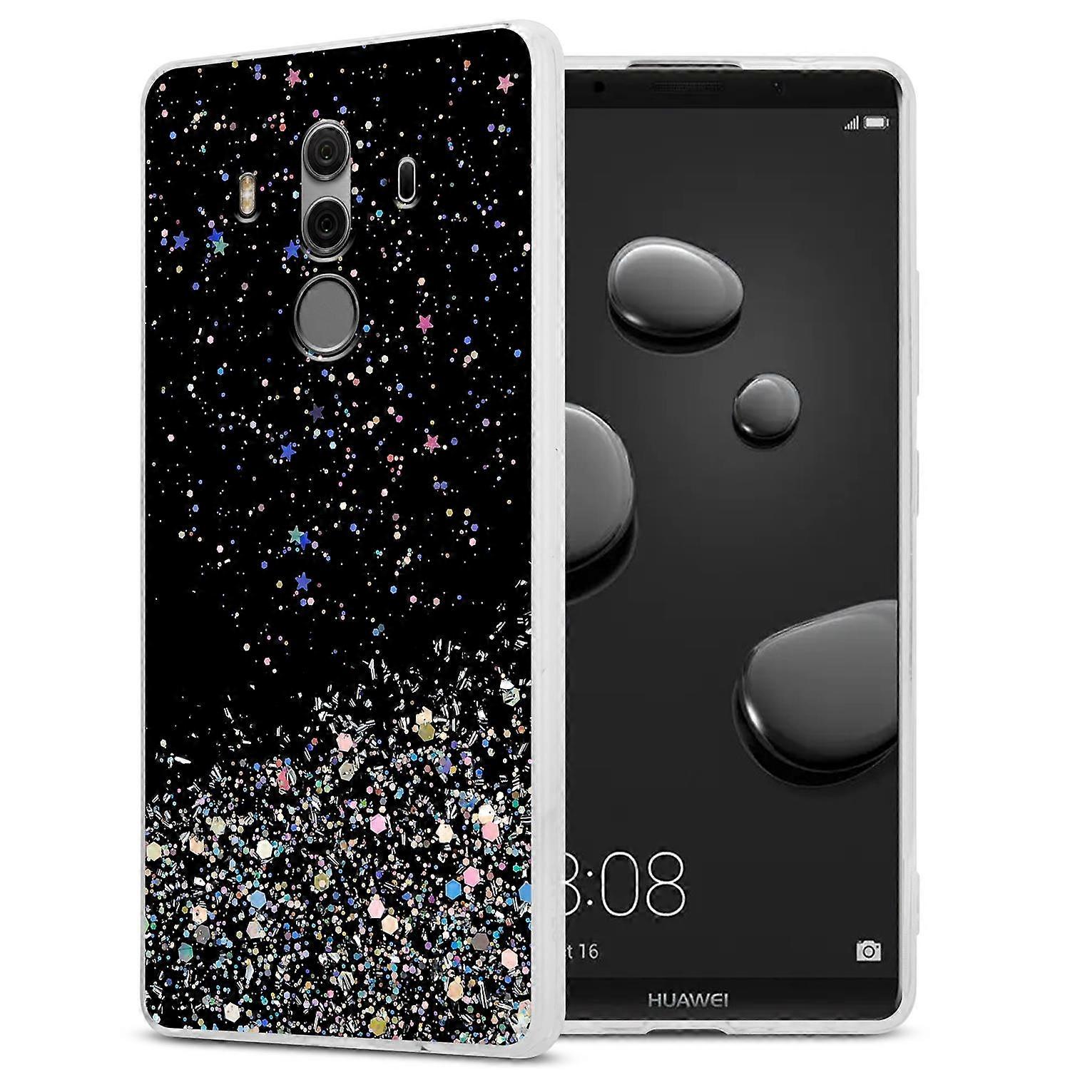 Huawei MATE 10 PRO Προστατευτική Θήκη TPU - Διάφανη με Glitter
