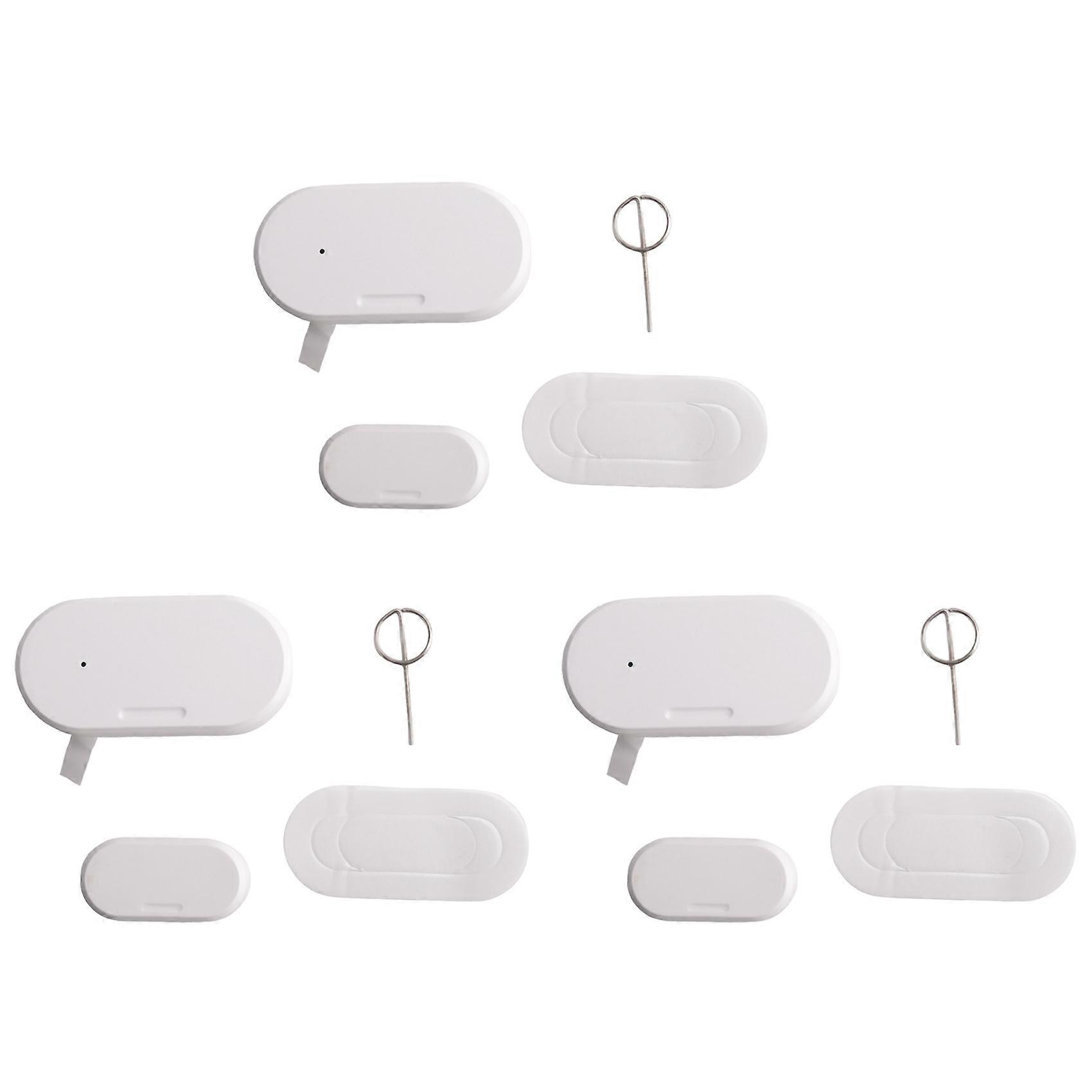 Tuya Zigbee 3.0 Smart Contact Detectors Security Gate Door Window Sensor Transducer Smart Life Home(3PCS)