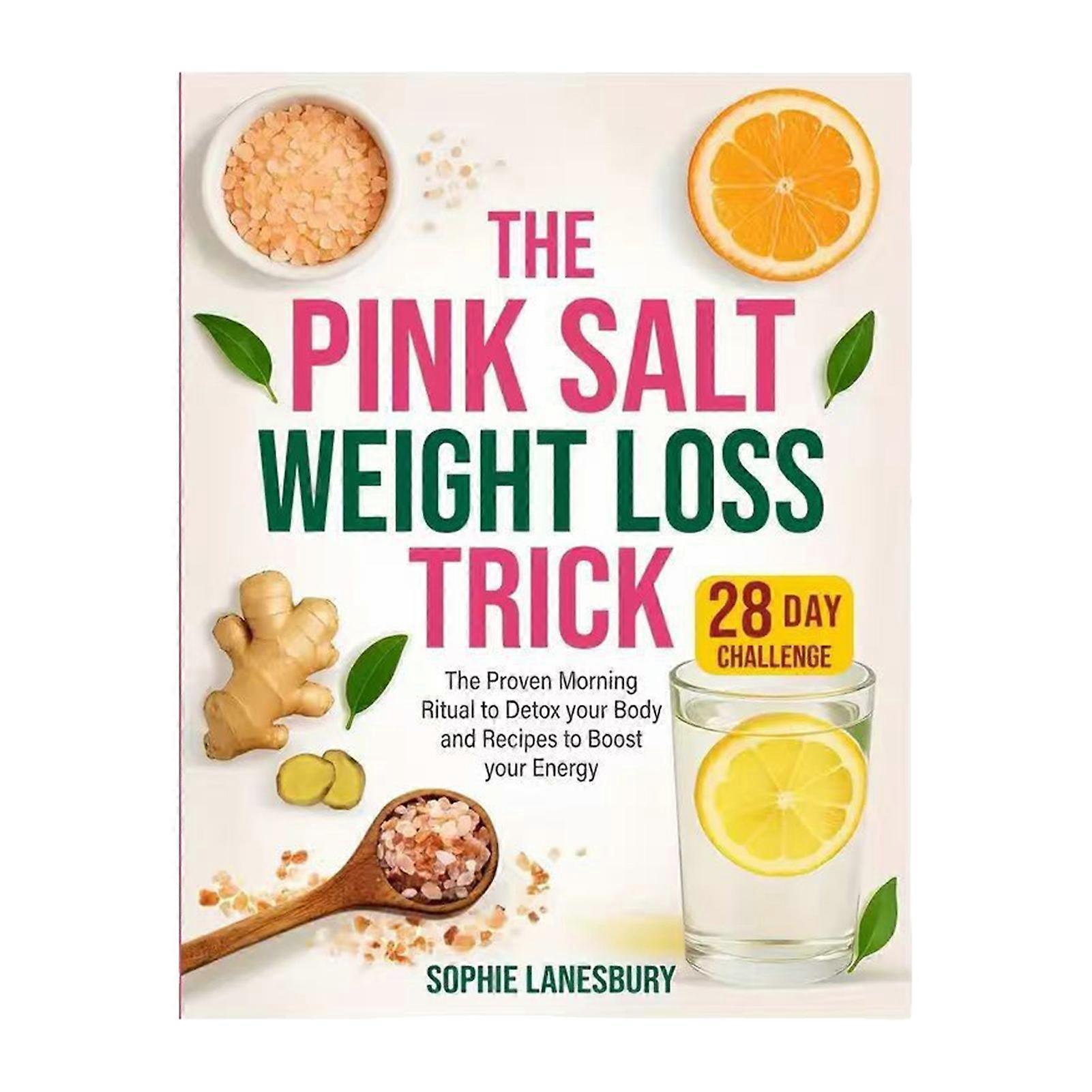 Guide de d��fi de sant�� 28 jours, perte de poids au sel rose avec syst��me de suivi pour le soutien du m��tabolisme et le style de vie sain