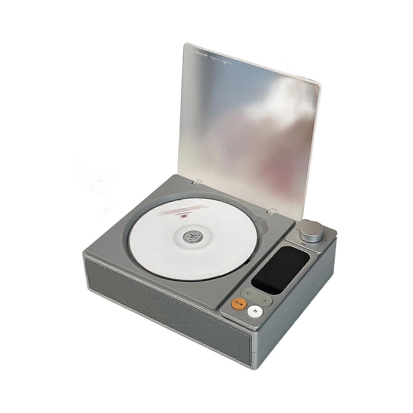 Portable HiFi Music Player MultiFormat Supported, BuiltIn Speaker, ABS Durable Design, Travel Home Office CD Player