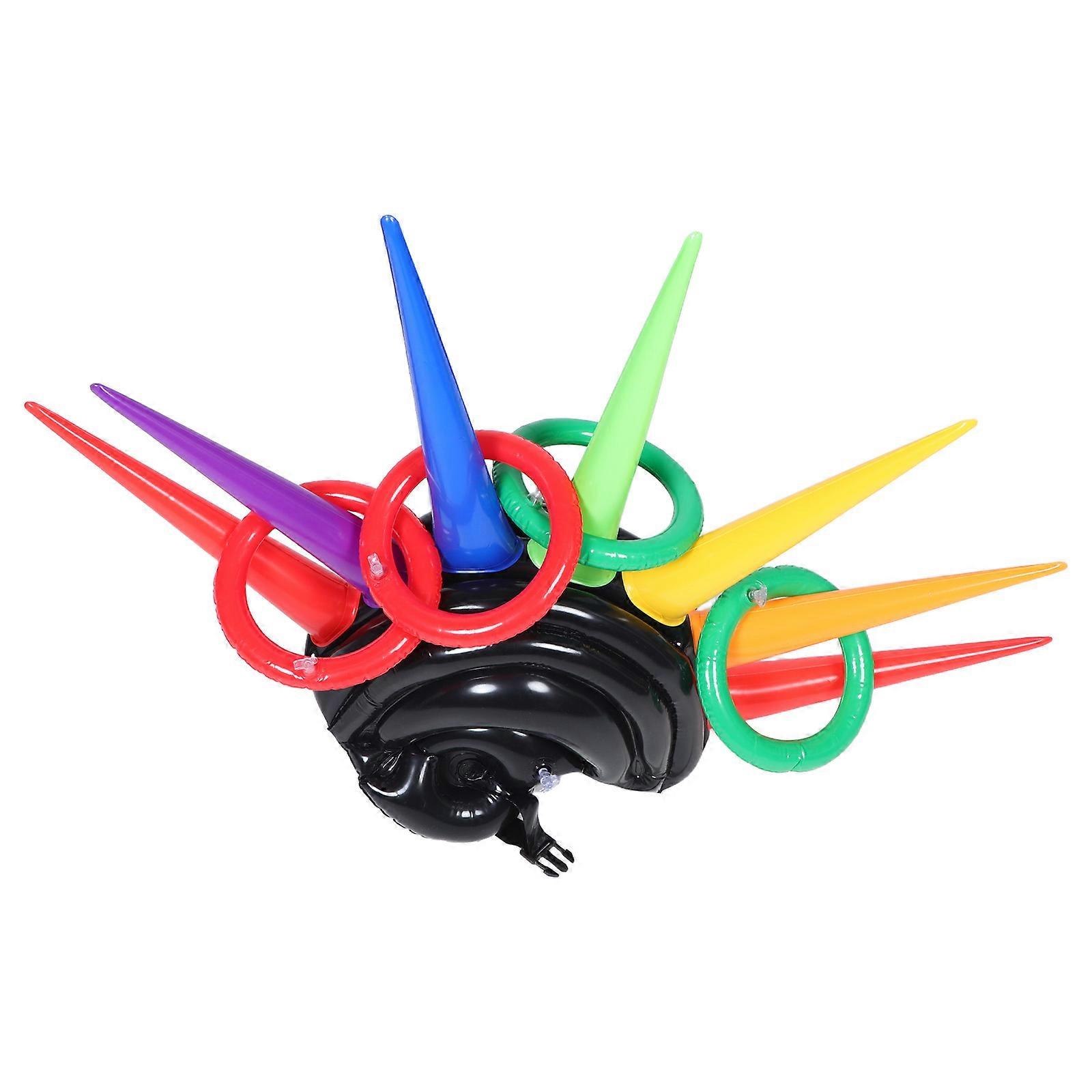 Inflatable Party Crown Hat for Birthday Accessories 5Pcs Pack