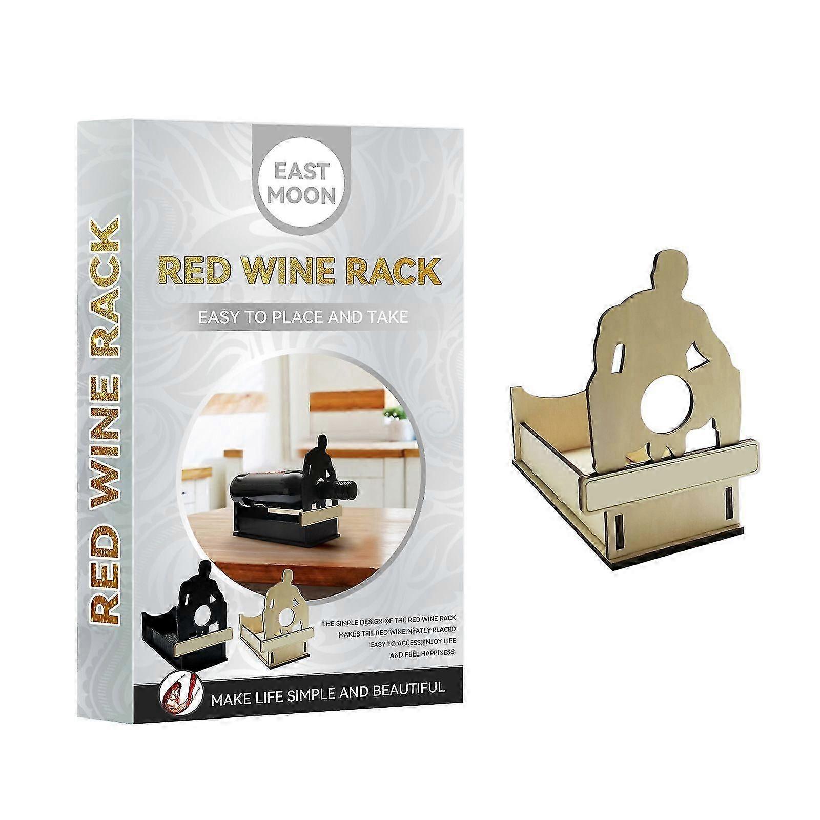 Wine Bottle Display Wooden Stand