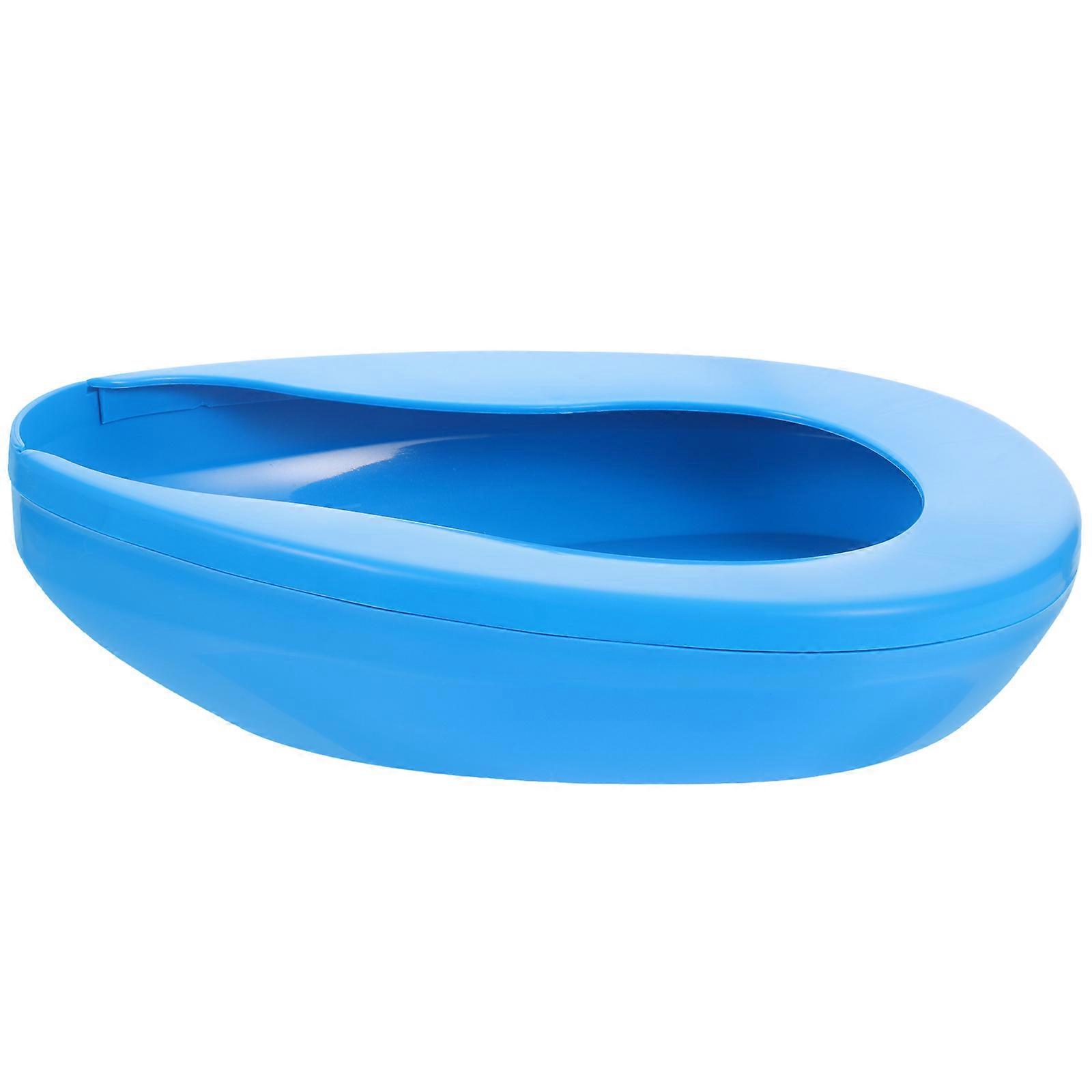 Portable Toilets Blue Plastic Pot for Patient Caring