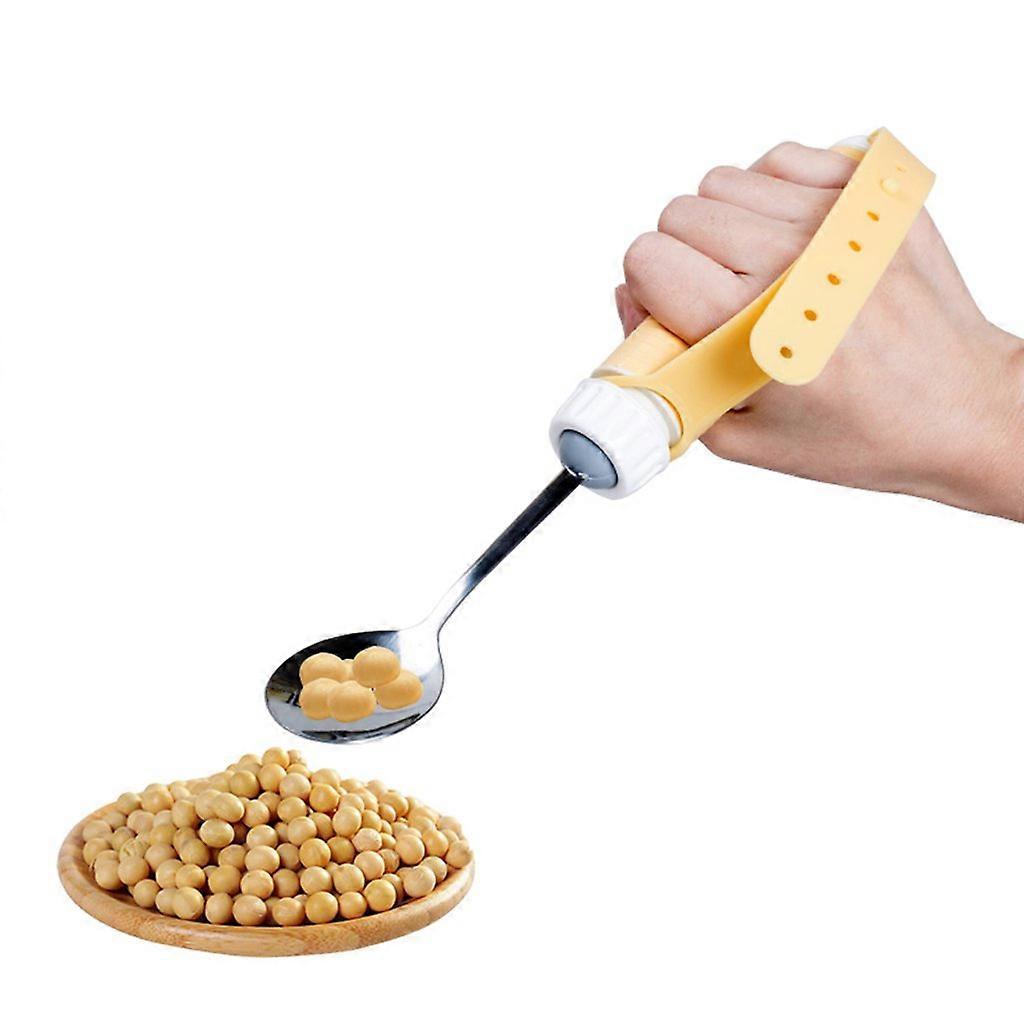 Adaptive Eating Spoon with Adjustable 360° Rotation and Easy Grip for Elderly and Disabled