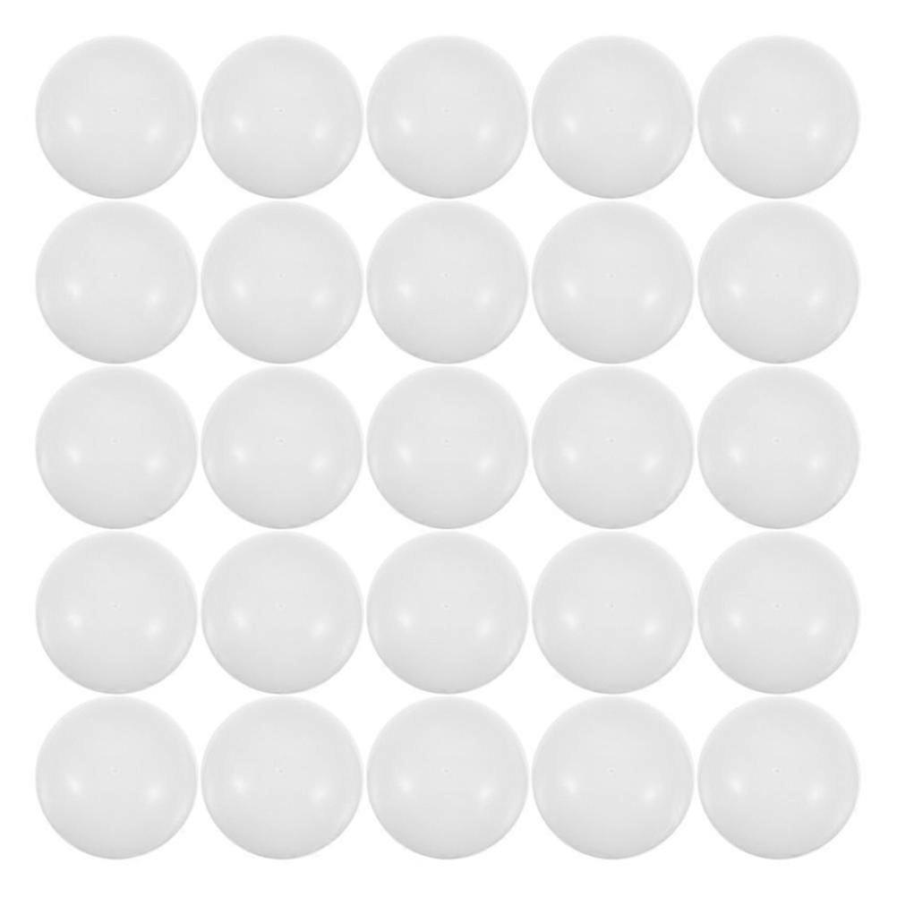 Openable Balls for Raffle Drawing 35Pcs Durable PVC White Balls
