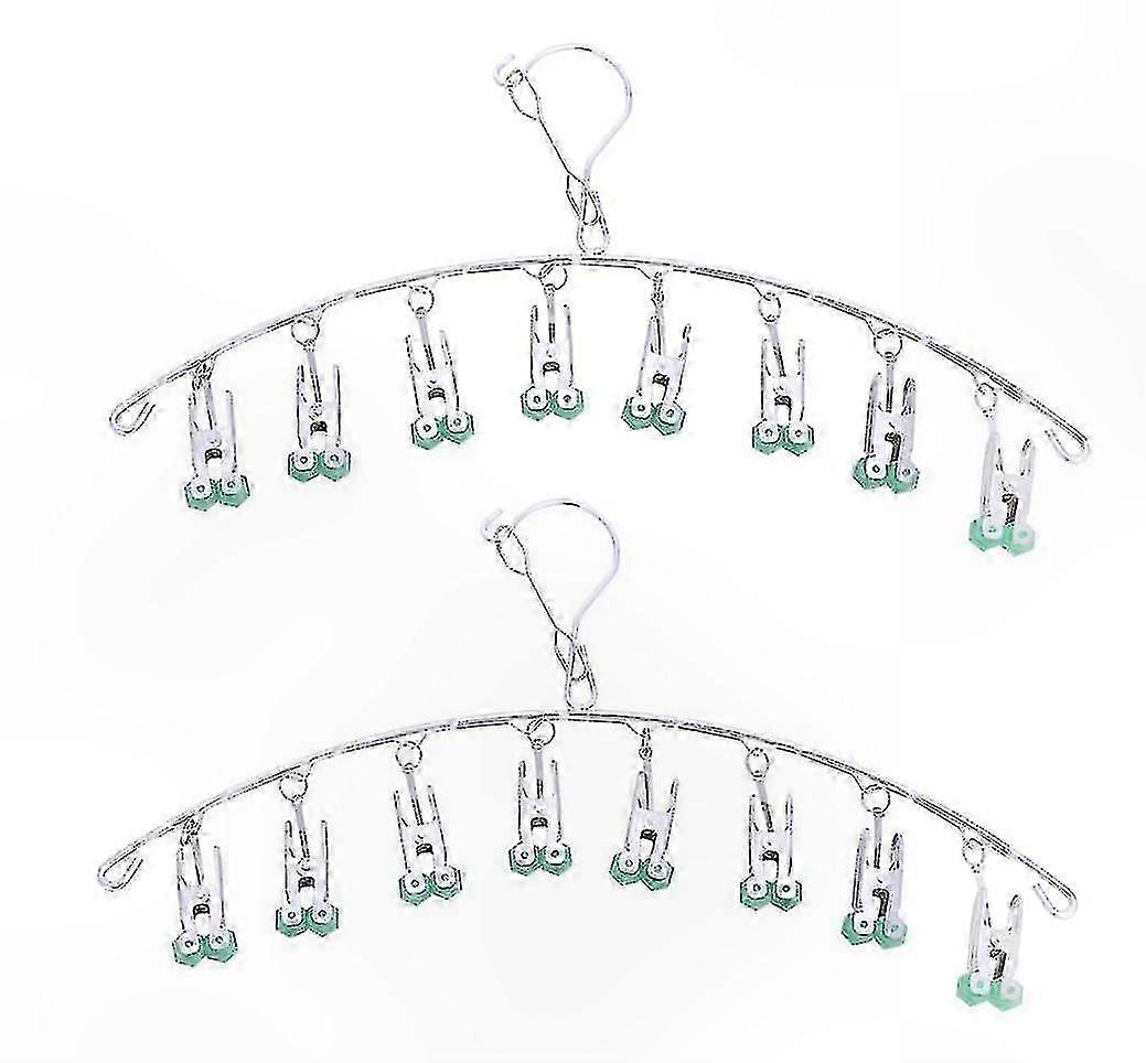 2-Pack Durable Steel Drying Rack for Kitchen and Home Use